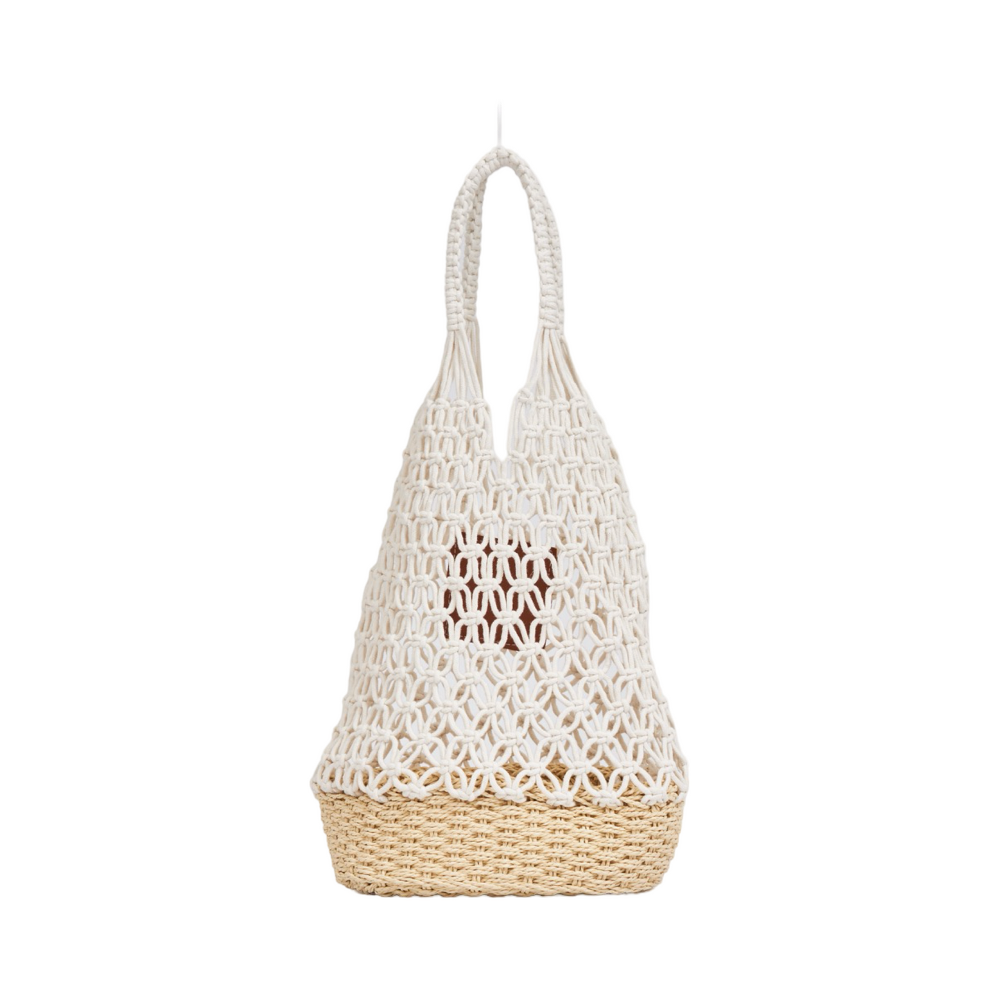 Knitted Bag - White Beige