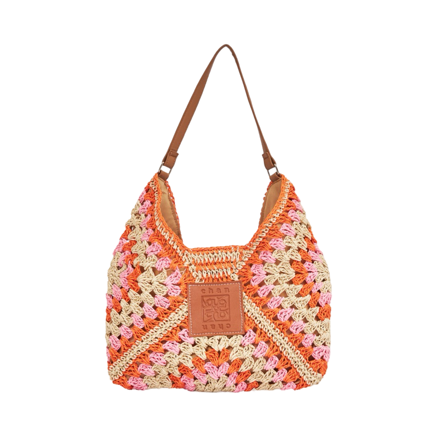 Woven Tote Bag - Red Multi