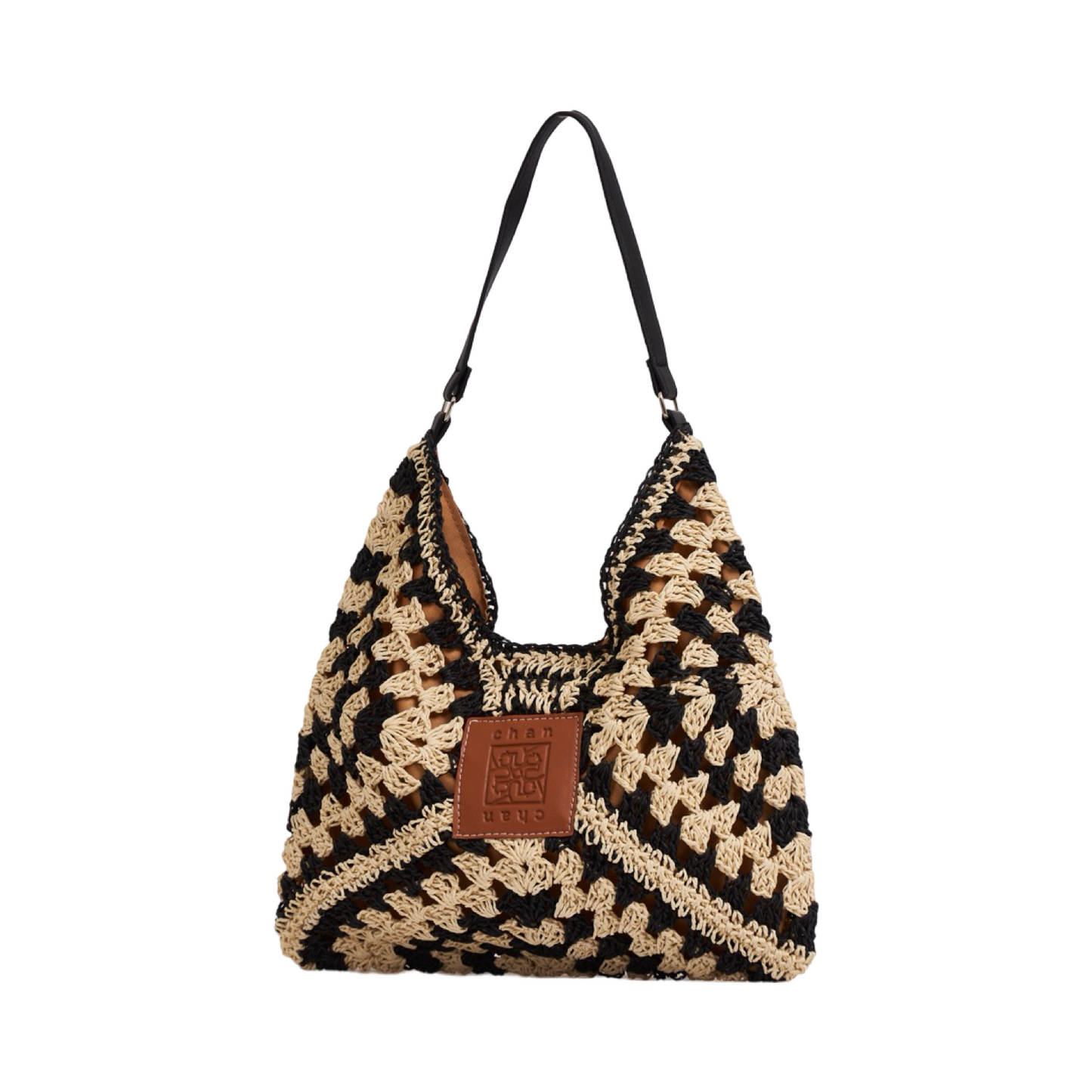 Everyday Earth – Woven Tote Bag – Black Brown