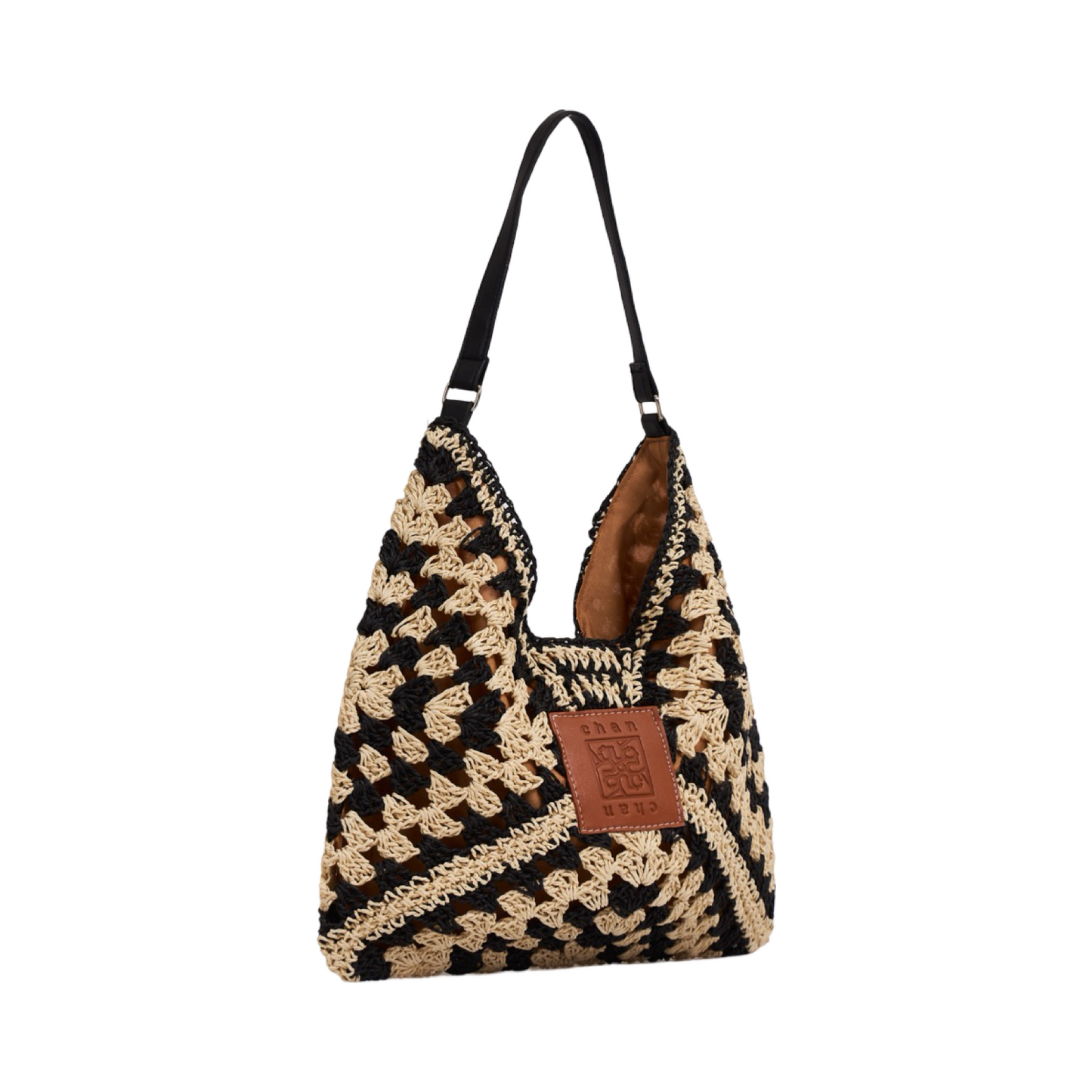 Everyday Earth – Woven Tote Bag – Black Brown
