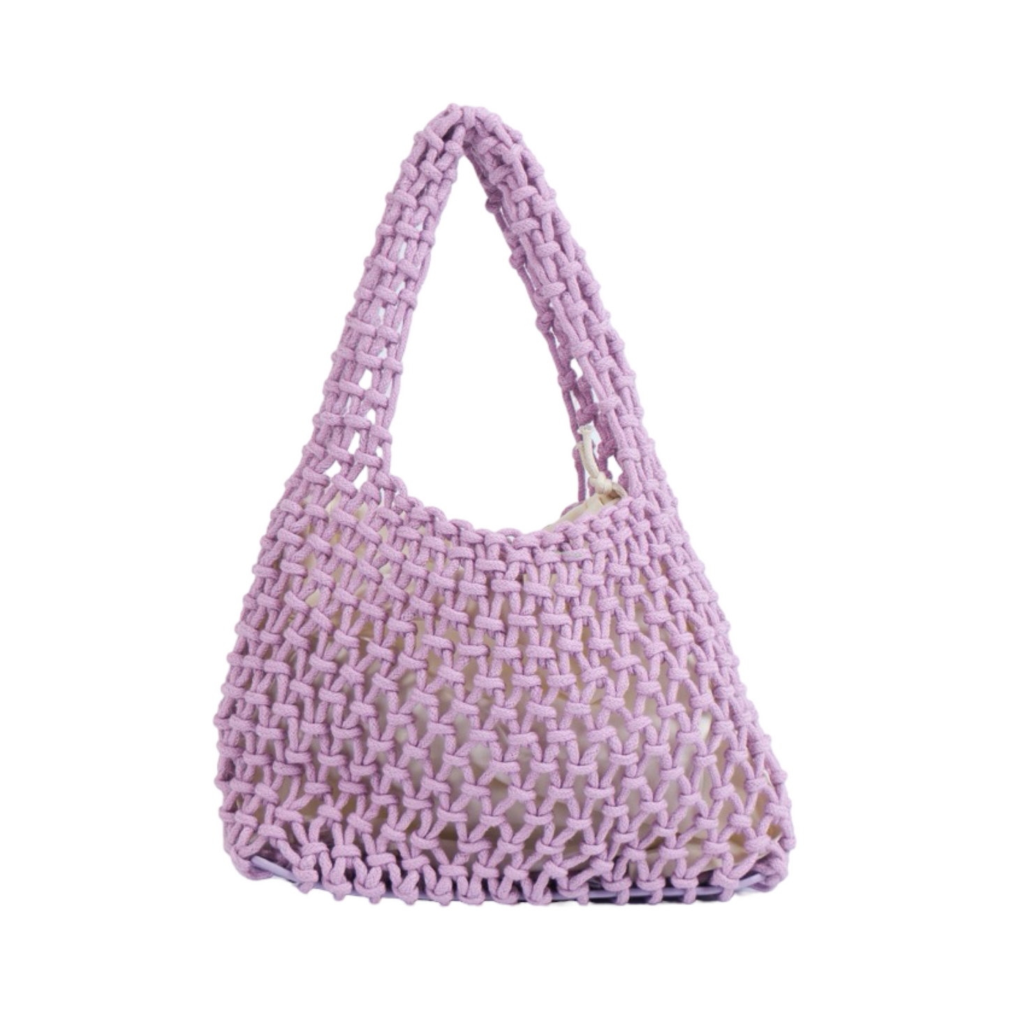 Knitted Mini Bag - Lilac