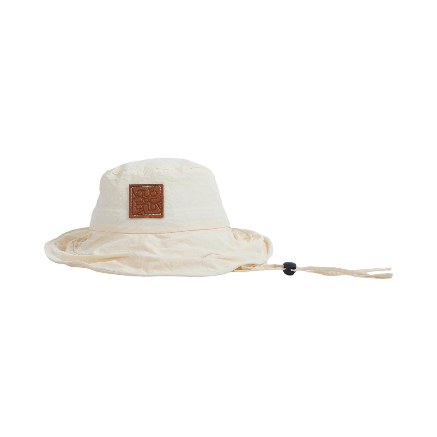 Nylon Bucket Hat - Beige