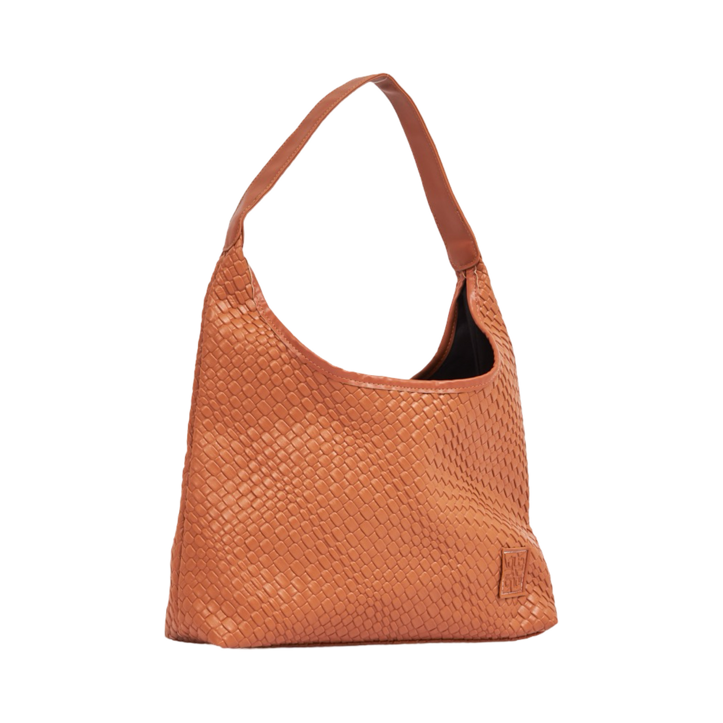 Woven Tote Bag - Espresso Brown