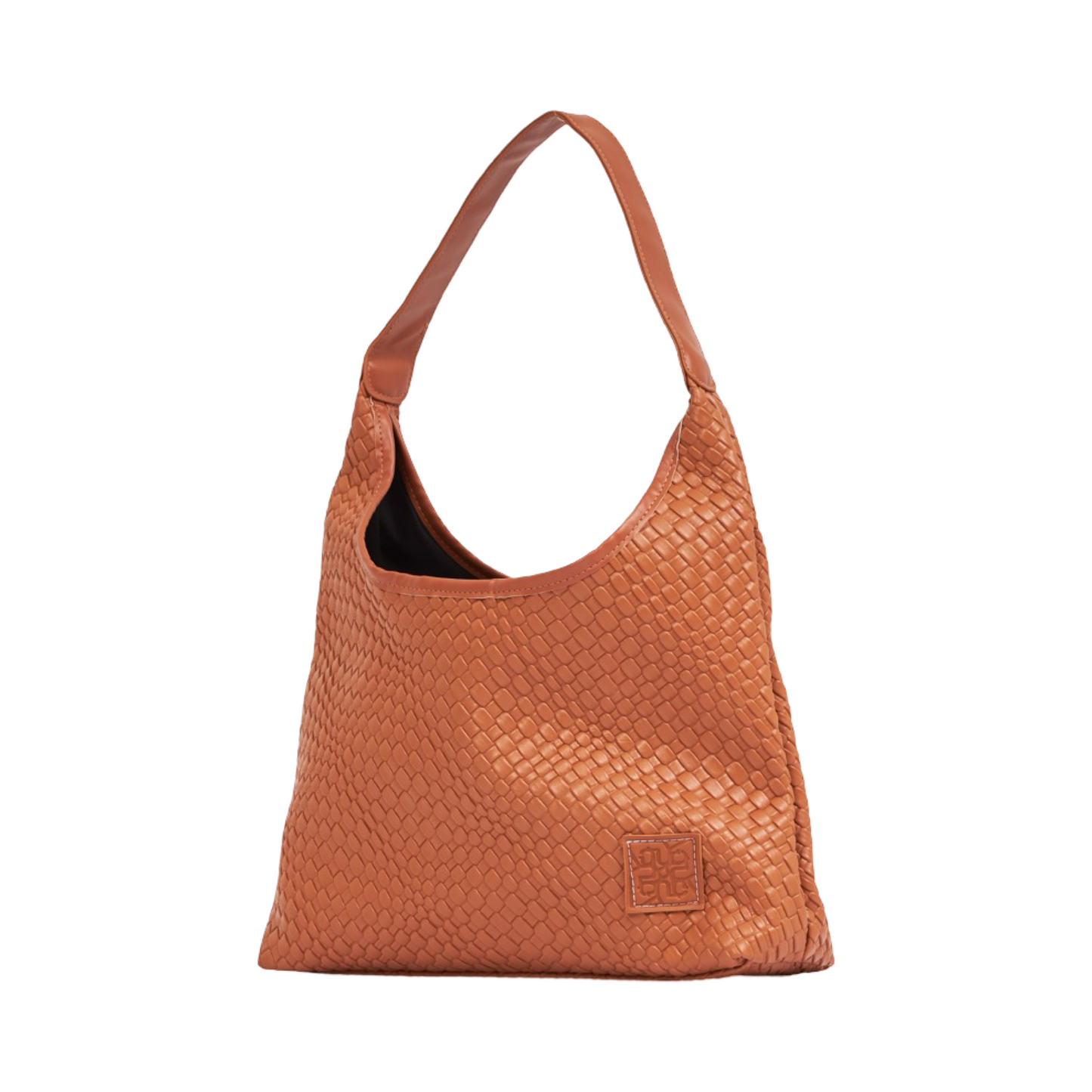 Woven Tote Bag - Espresso Brown