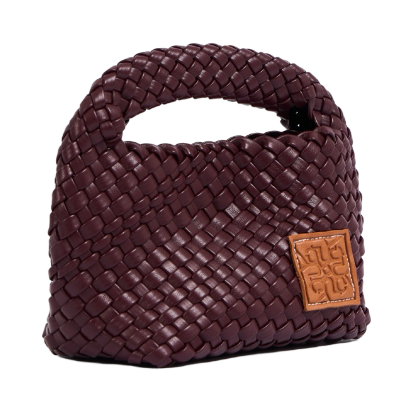 Woven Crossbody Bag - Dark Chocolate