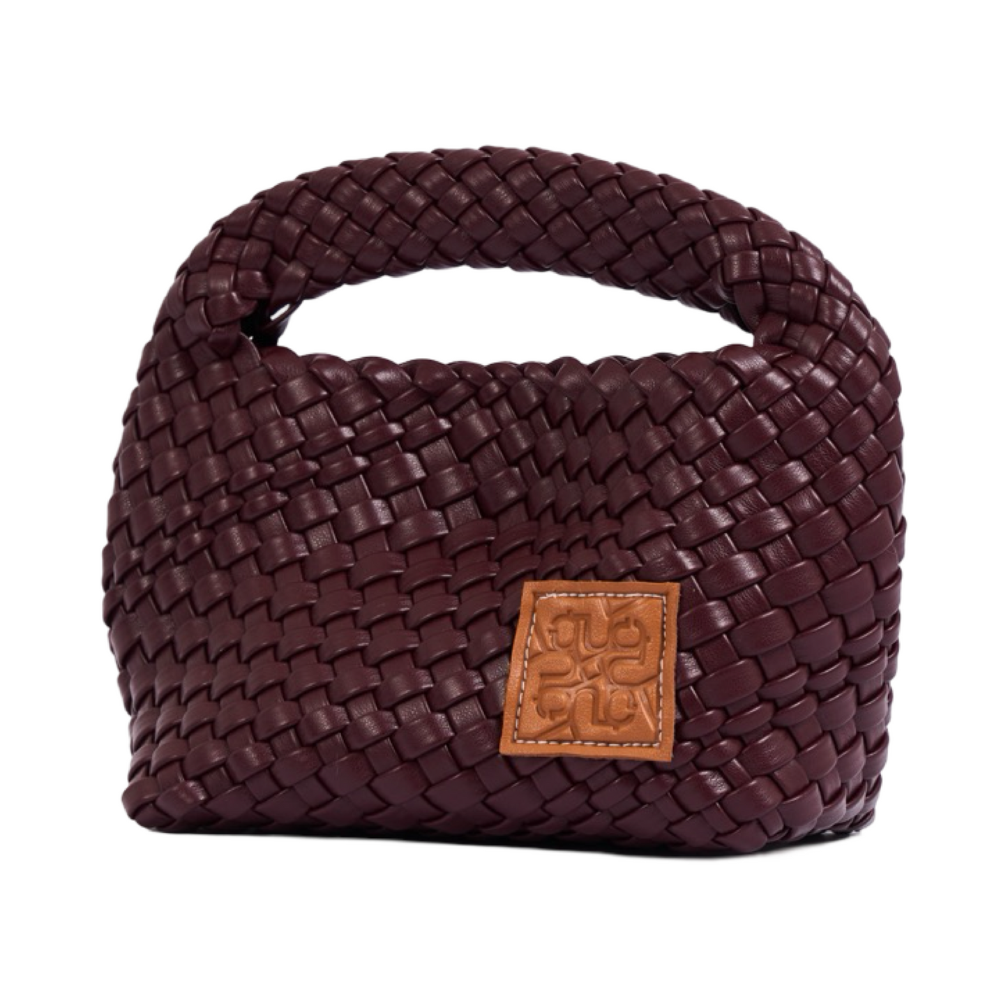 Woven Crossbody Bag - Dark Chocolate