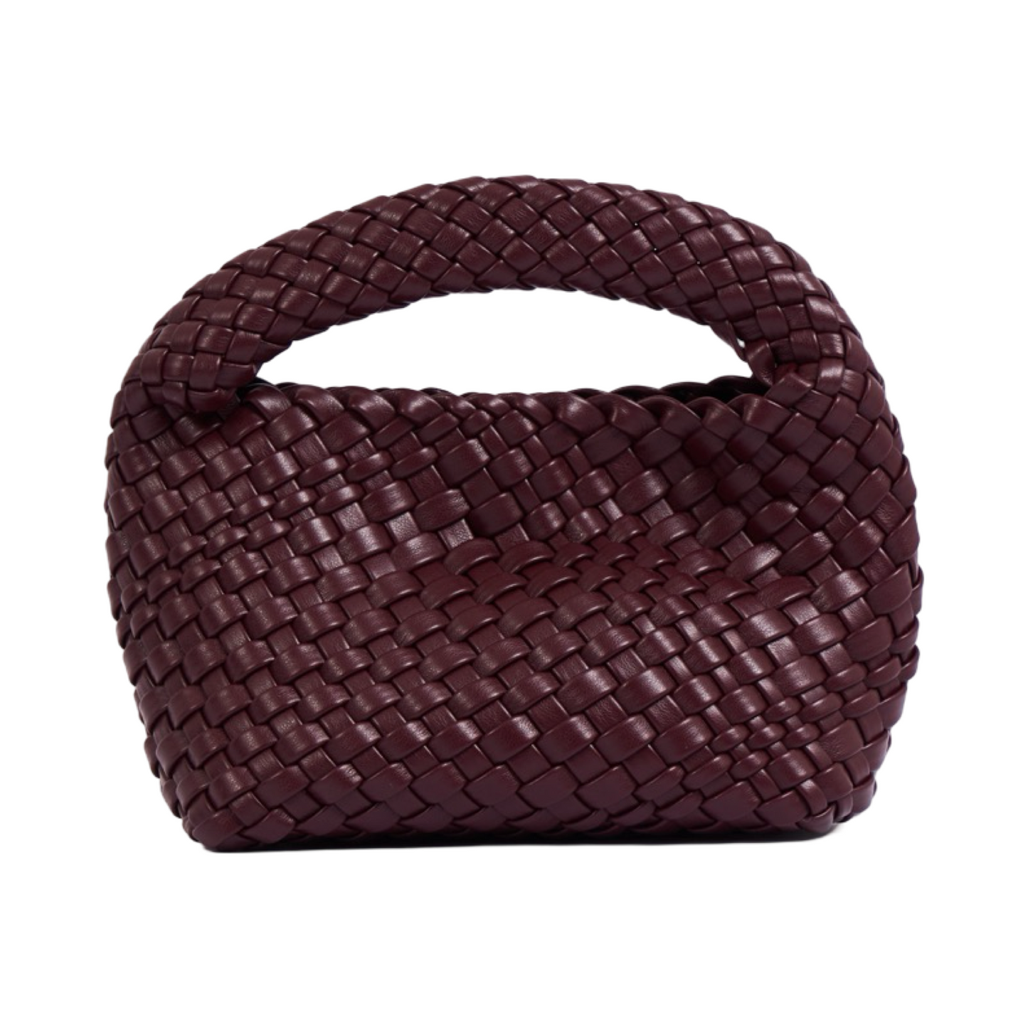 Woven Crossbody Bag - Dark Chocolate