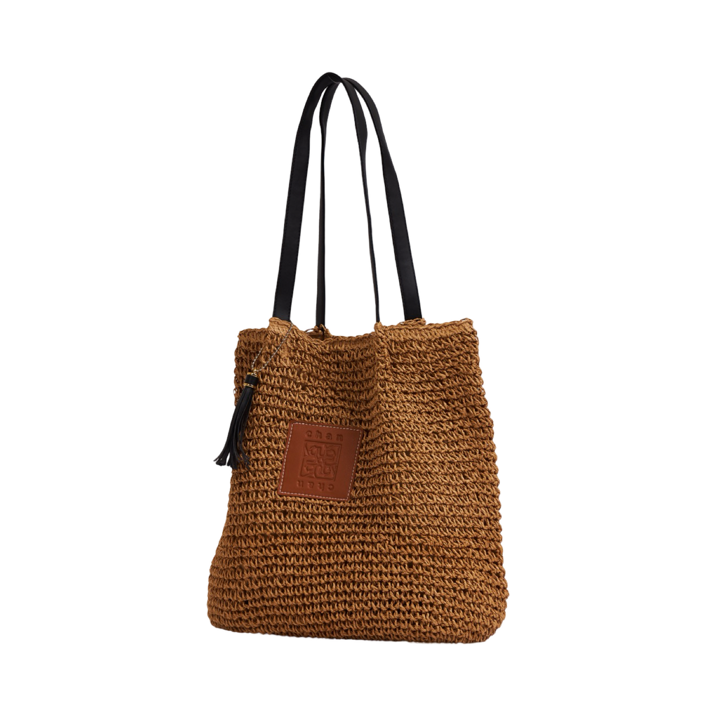 Everyday Earth – Crochet Raffia Tote Bag – Brown