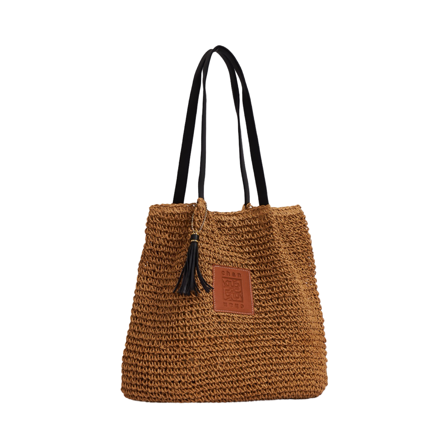 Everyday Earth – Crochet Raffia Tote Bag – Brown