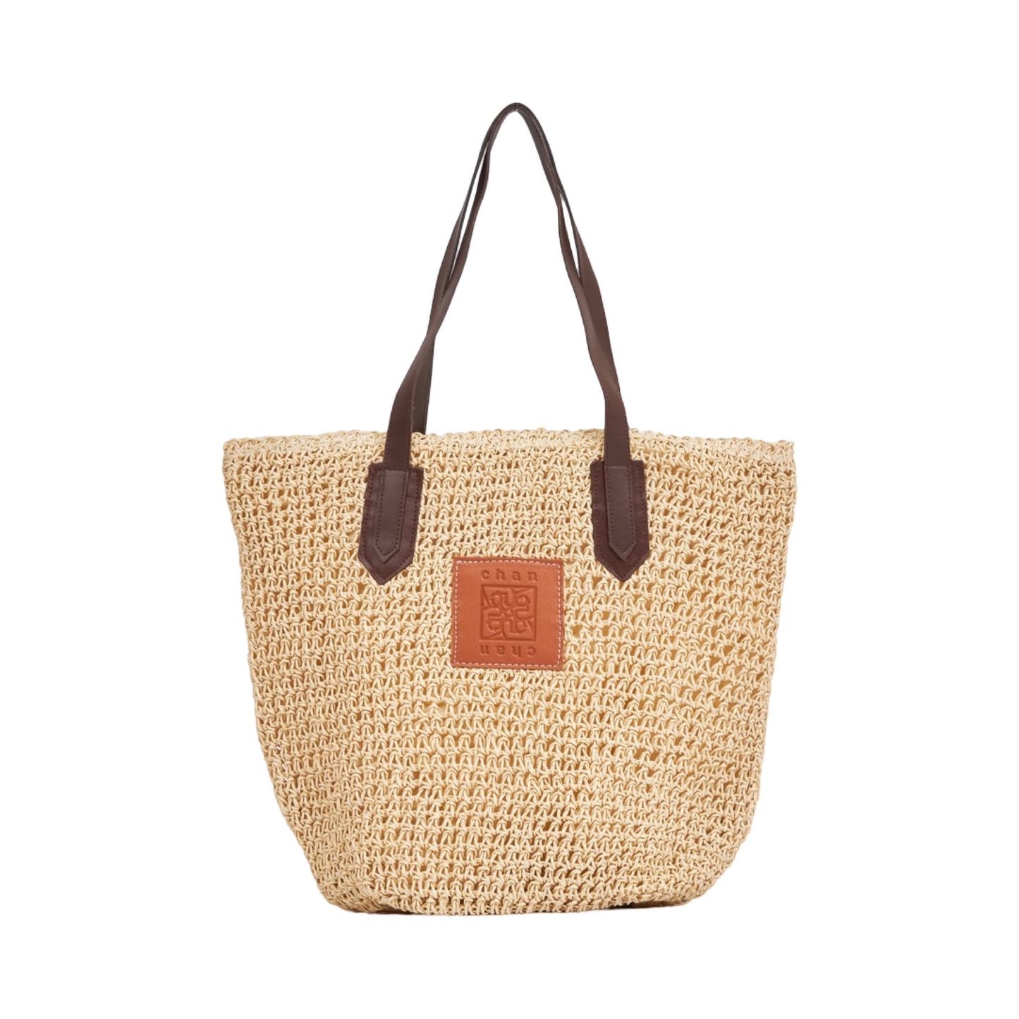 Crochet Tote Bag - Beige