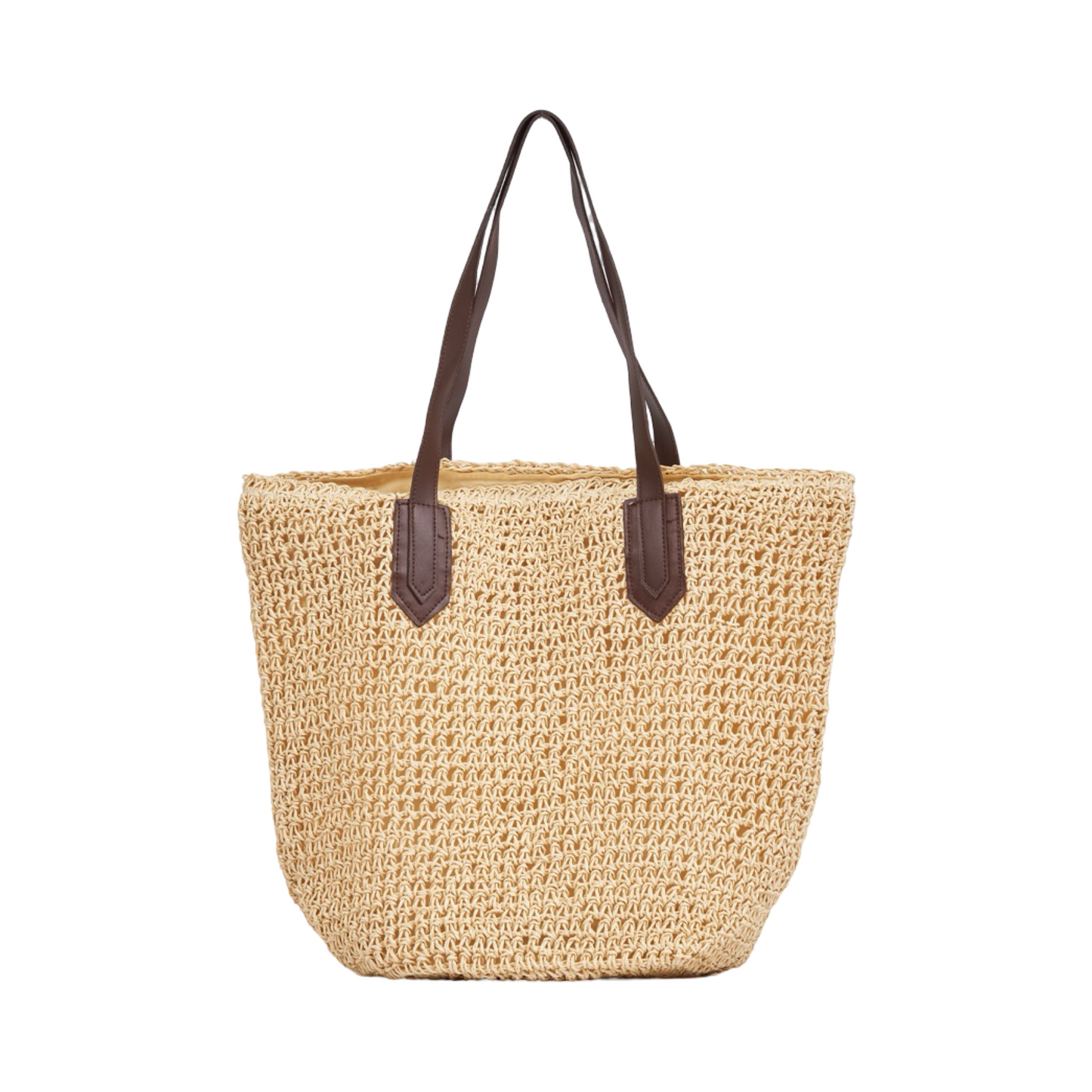 Crochet Tote Bag - Beige