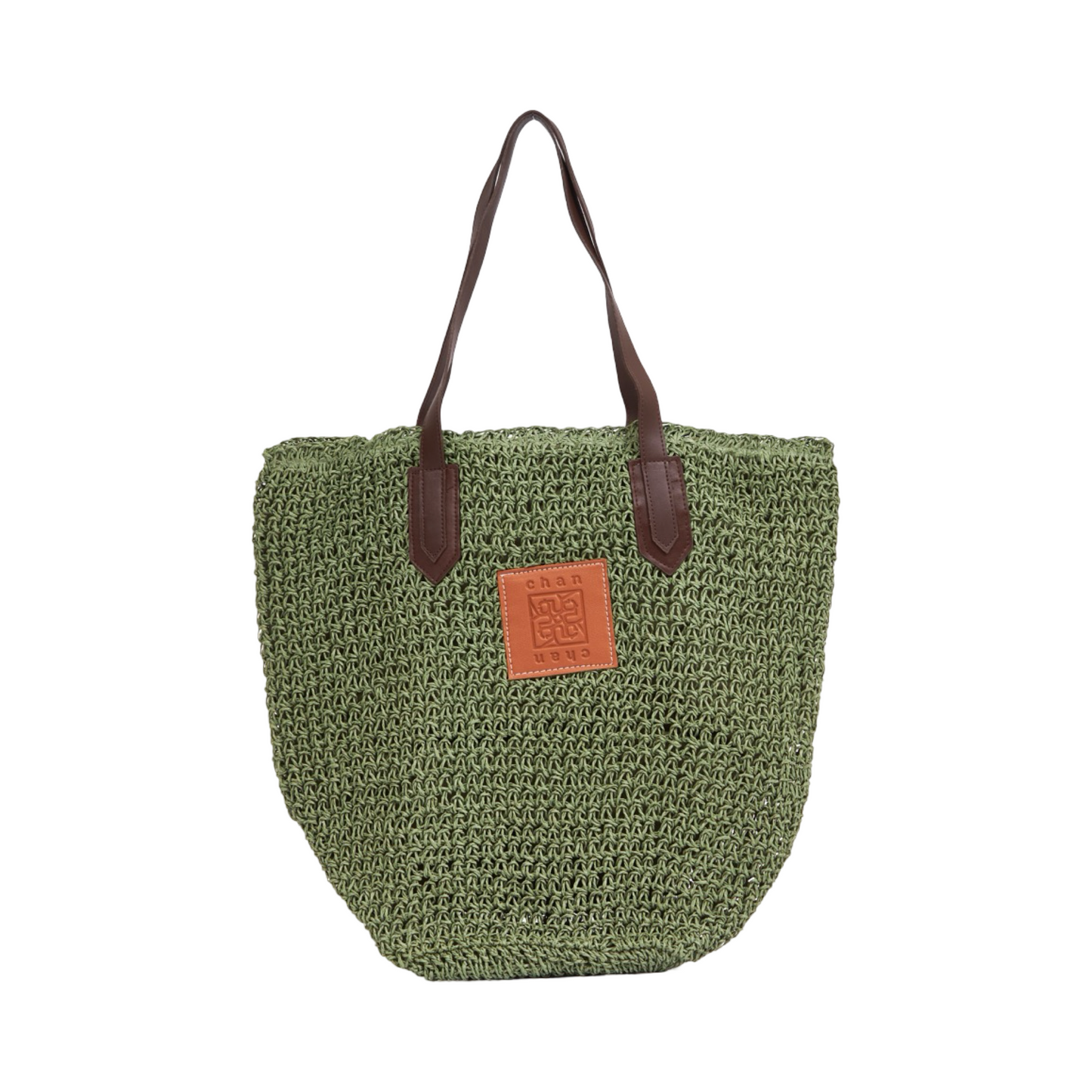 Crochet Tote Bag - Green