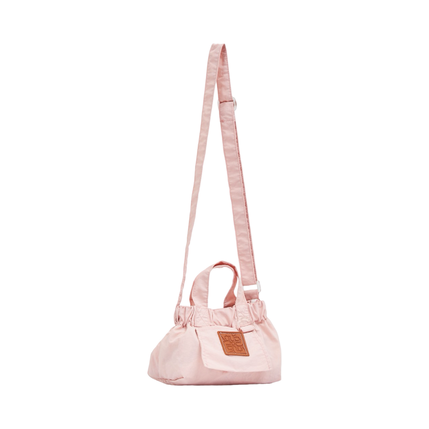 Nylon Mini Crossbody Bag - Pink