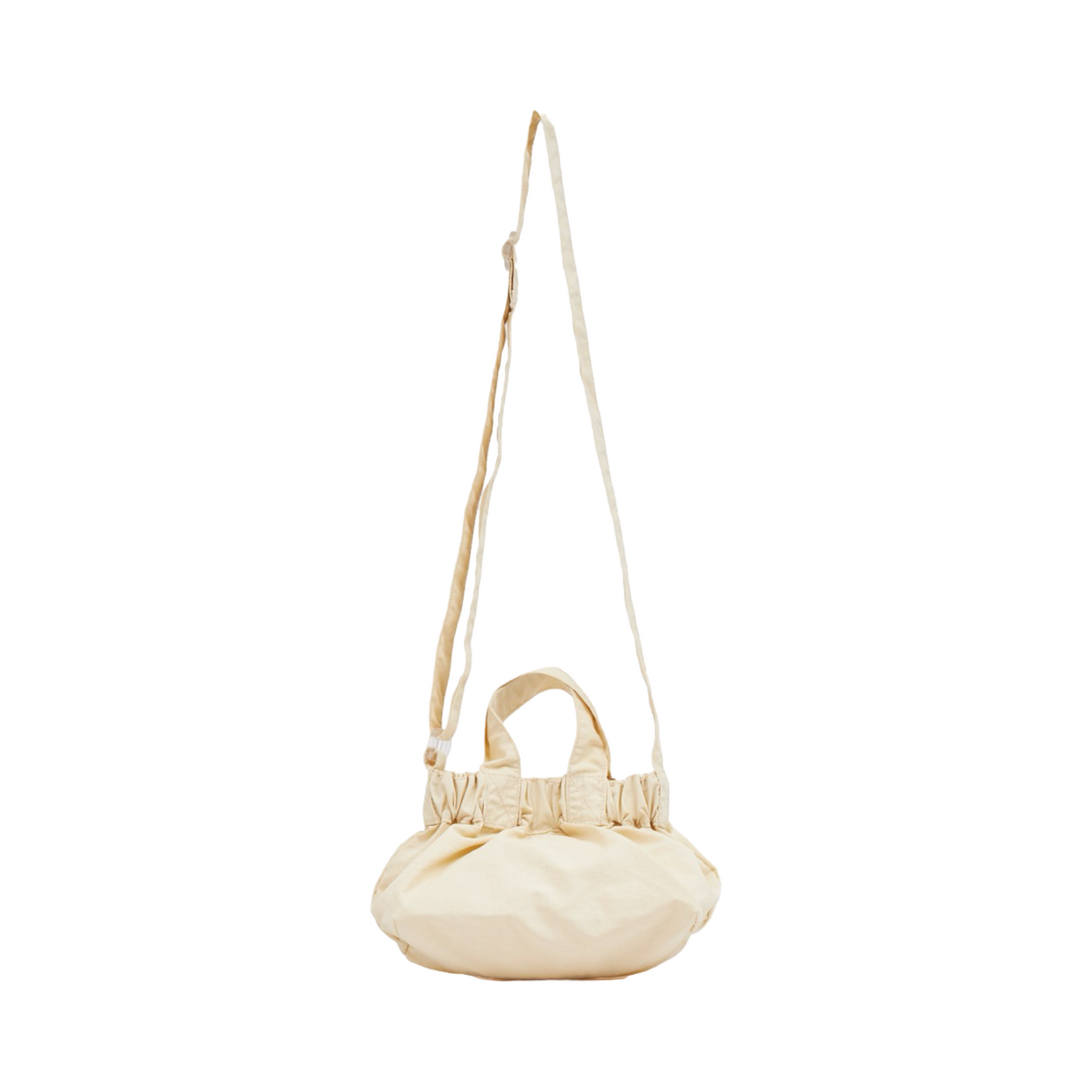 Nylon Mini Crossbody Bag - Beige