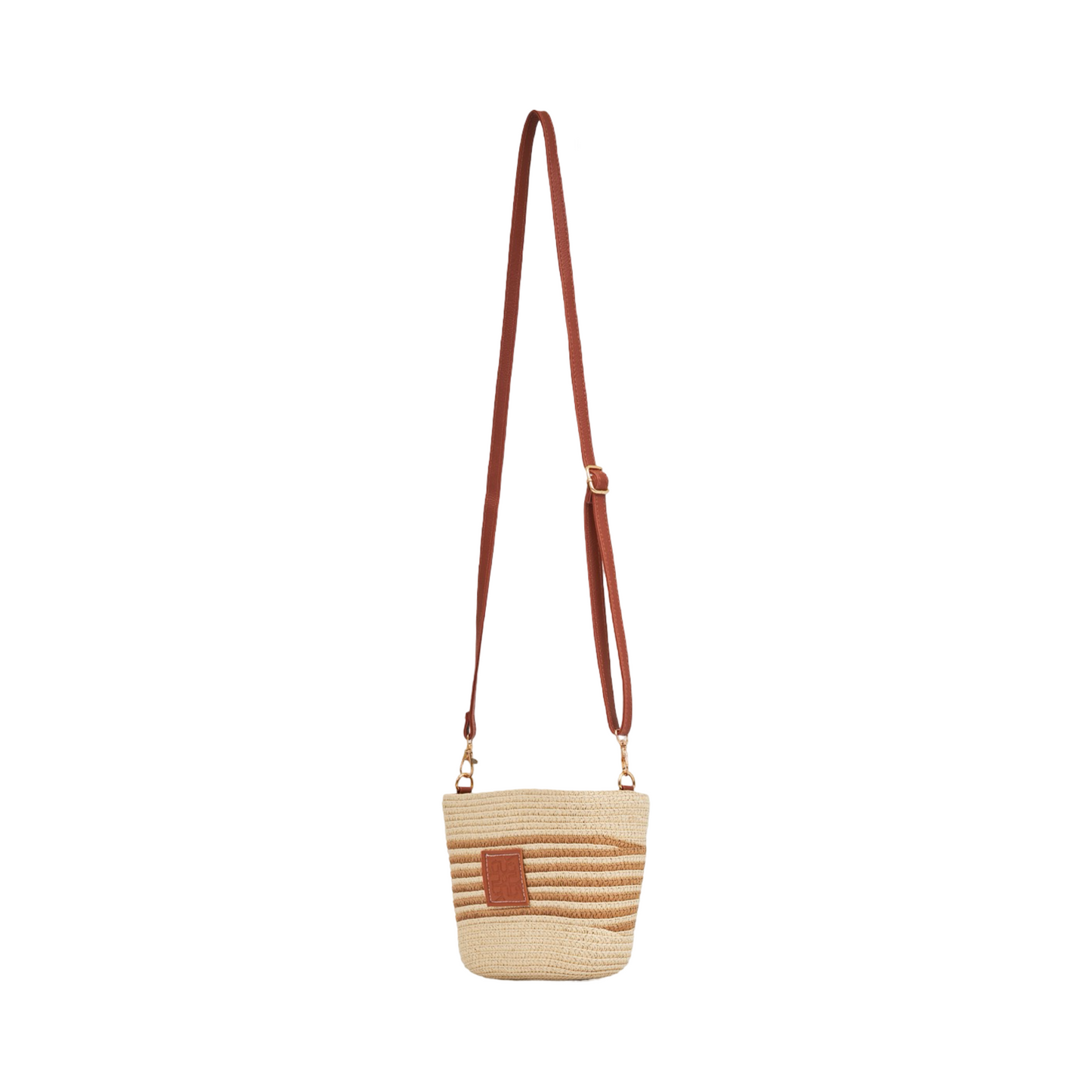 Mini Strip Tote Bag - Beige