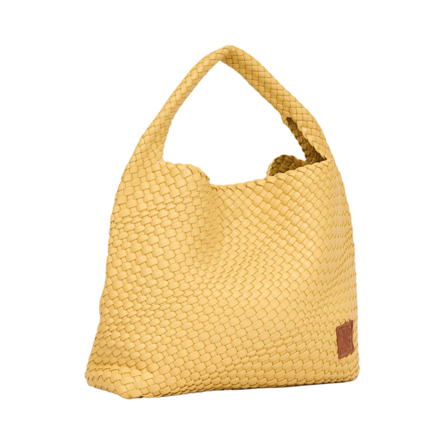 Woven Tote Bag XL - Yellow
