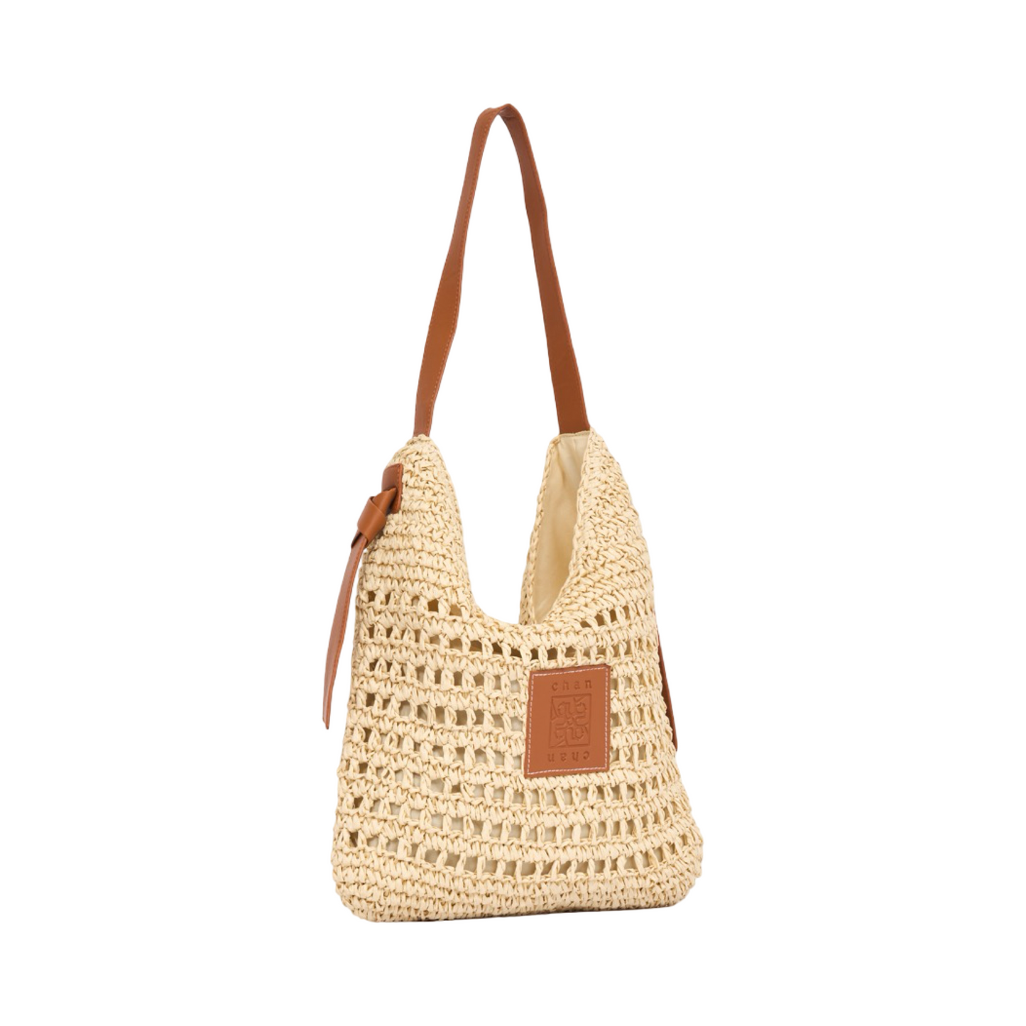 Everyday Earth – Straw Tote Bag – Beige
