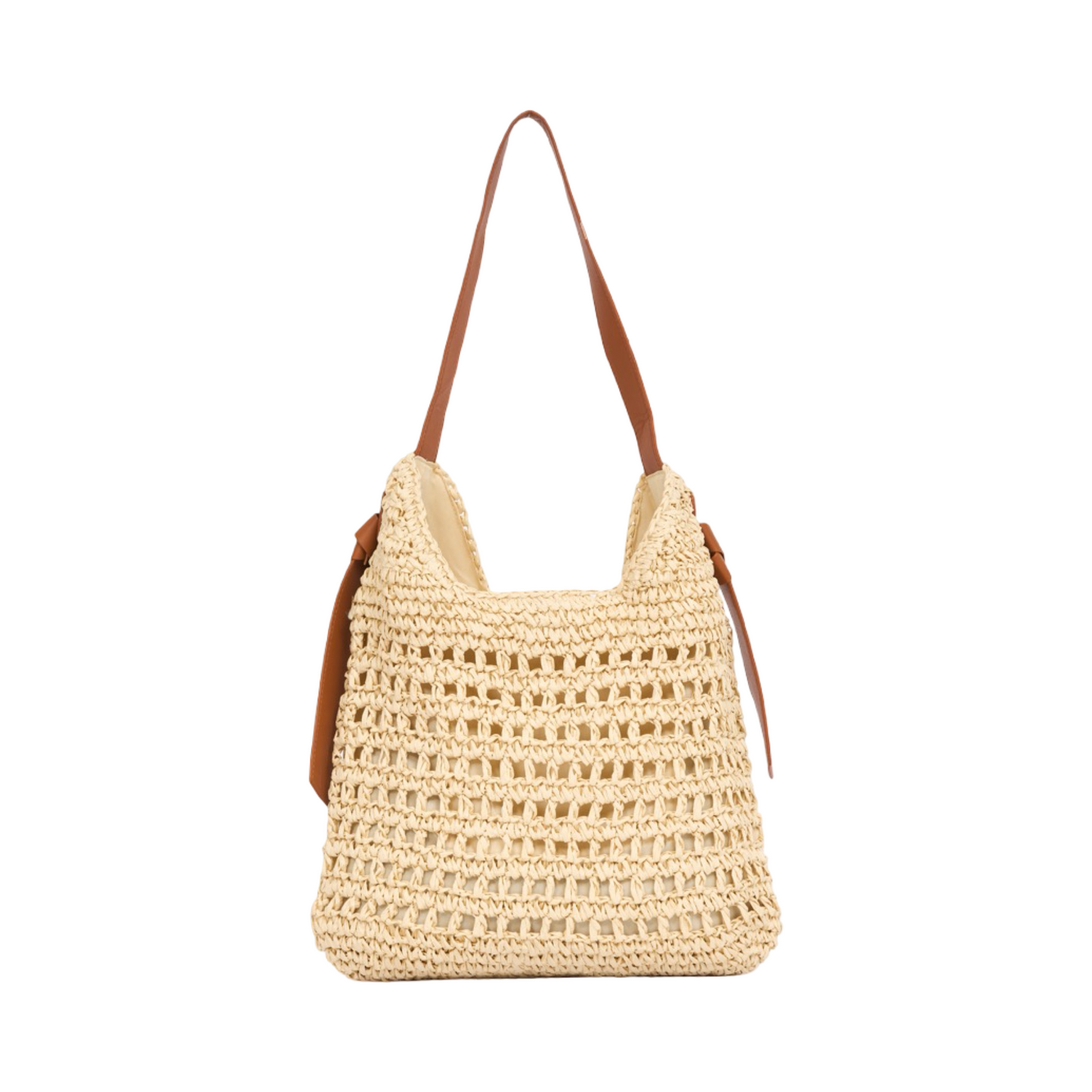 Everyday Earth – Straw Tote Bag – Beige