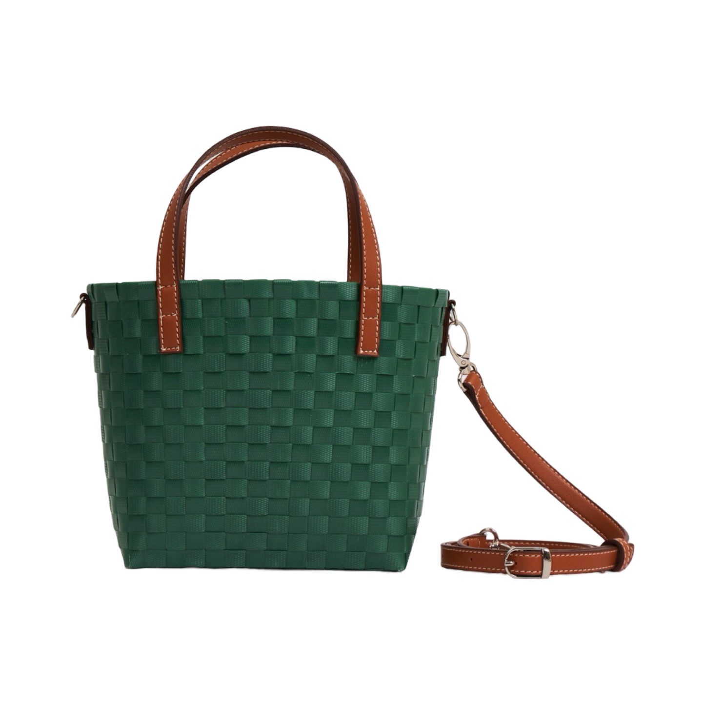 Animal Basket Bag With Strap Beagle S - Green