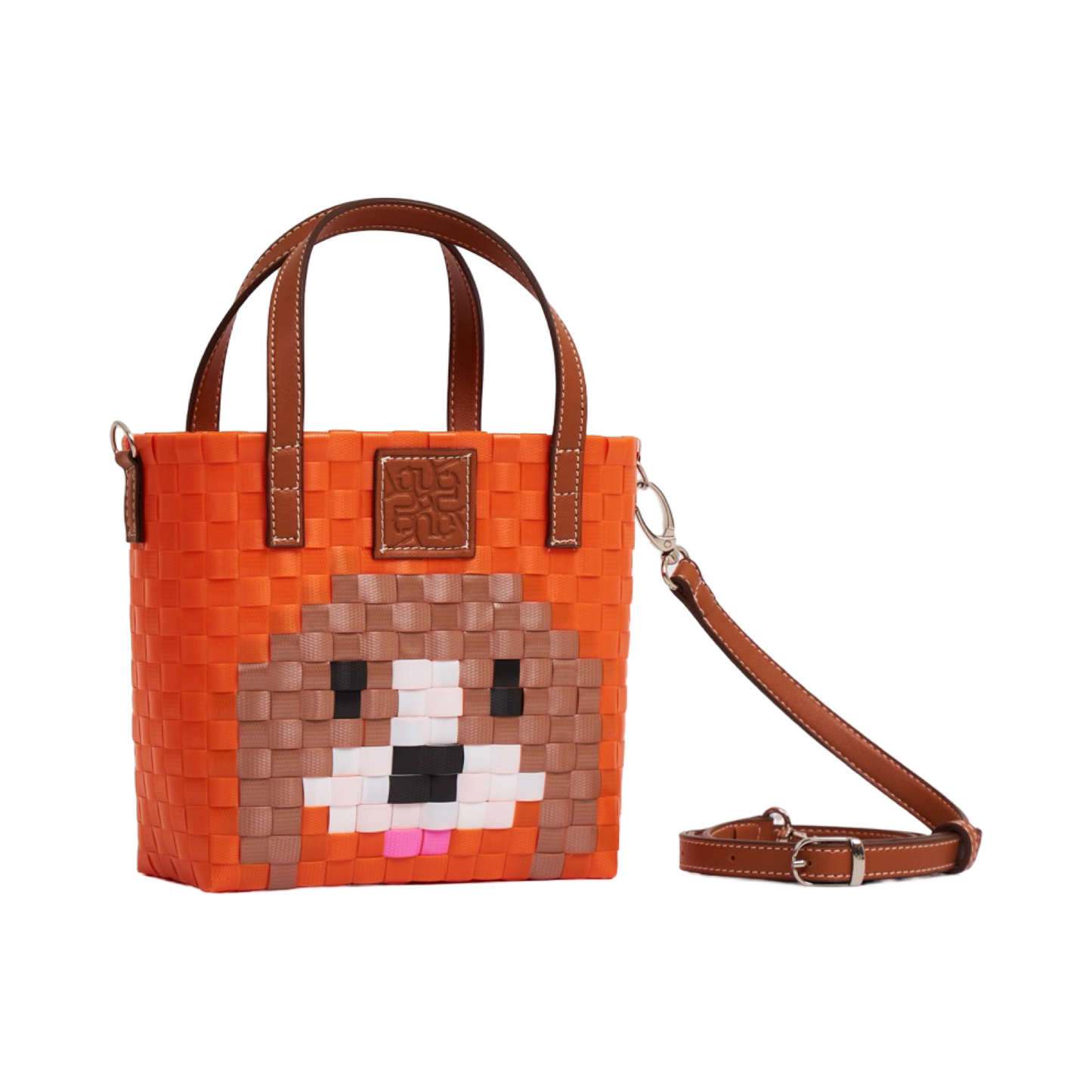 Animal Basket Bag With Strap Beagle S - Orange