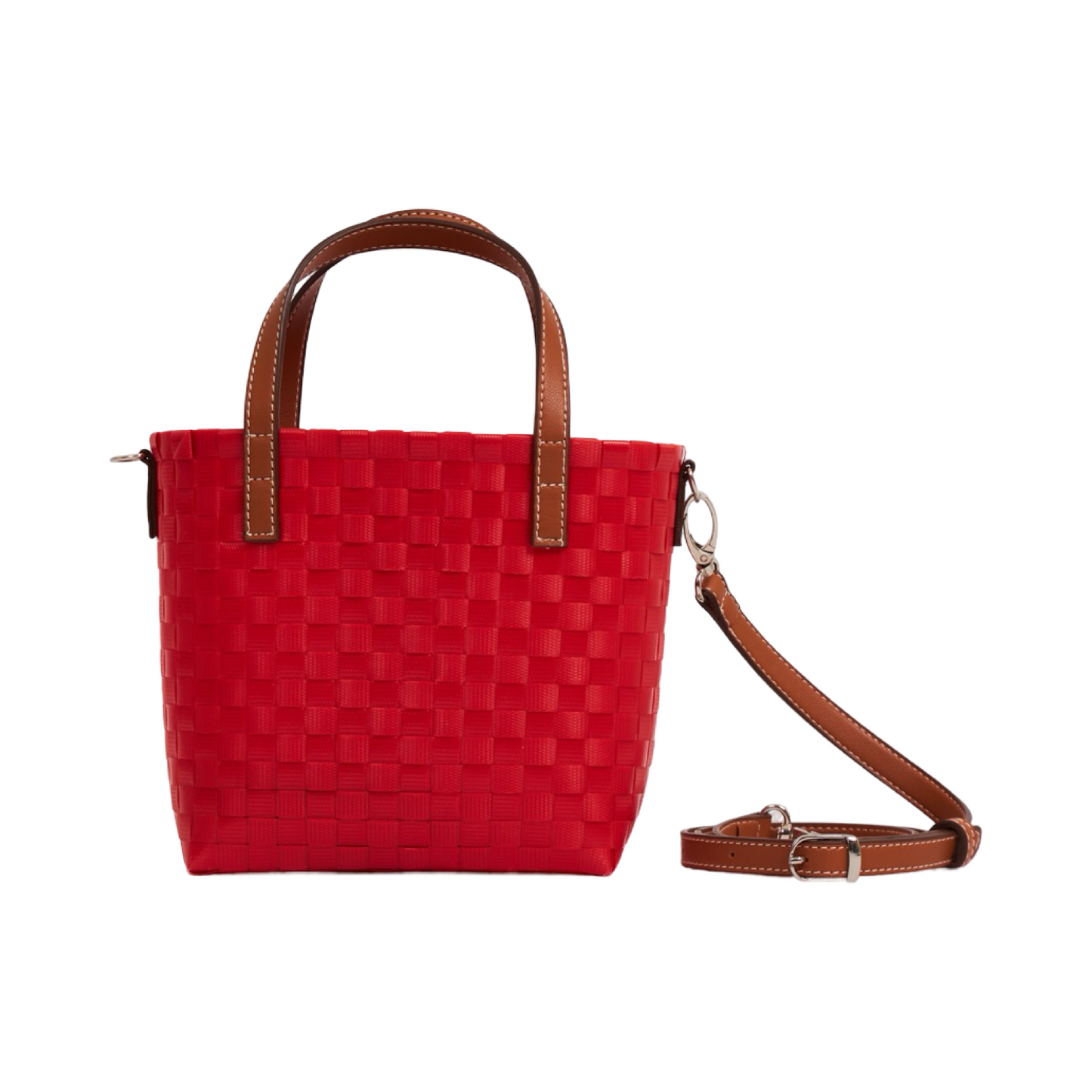 Animal Basket Bag With Strap Dog S - Red