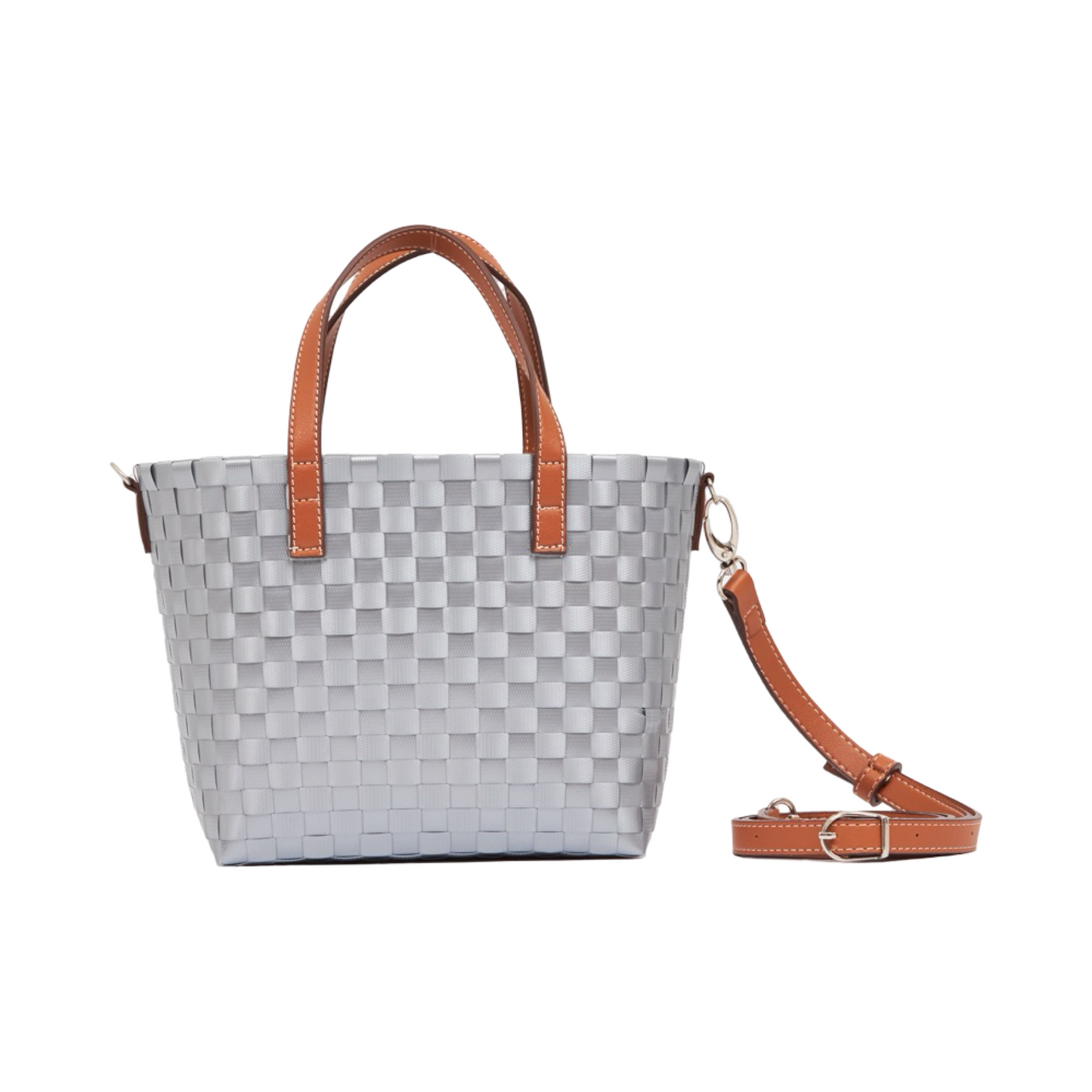 Animal Basket Bag With Strap Husky S - Silver