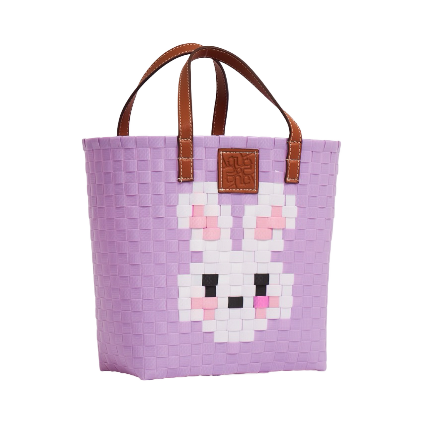 Animal Basket Bag Rabbit L - Purple