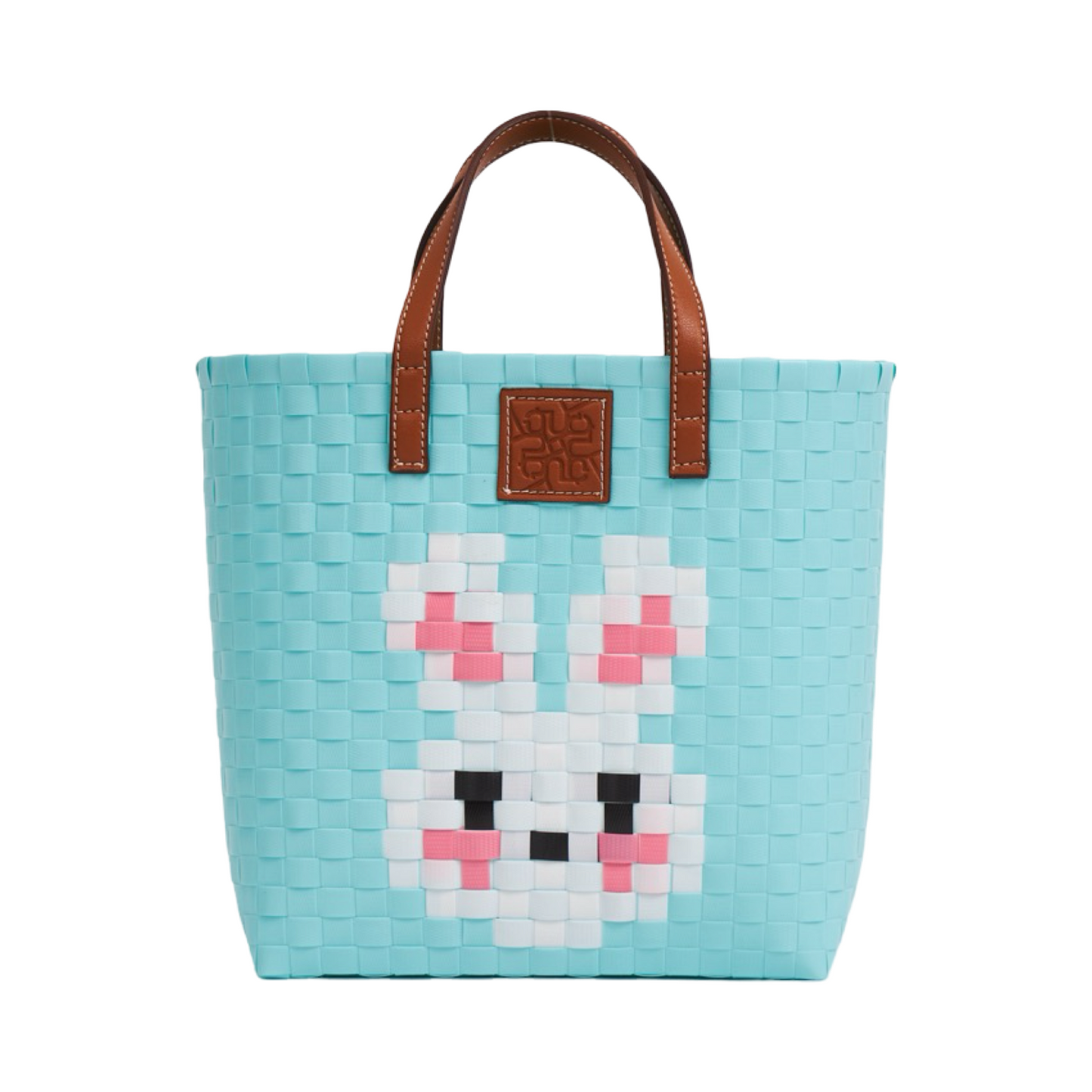 Animal Basket Bag Rabbit L - Blue