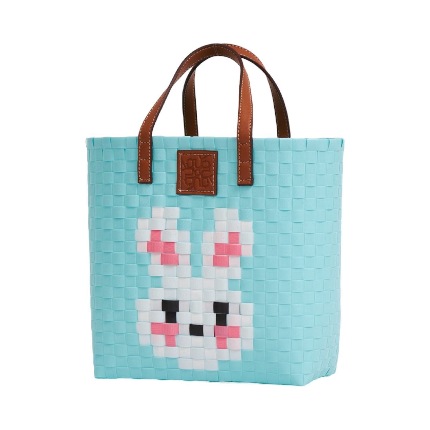 Animal Basket Bag Rabbit L - Blue