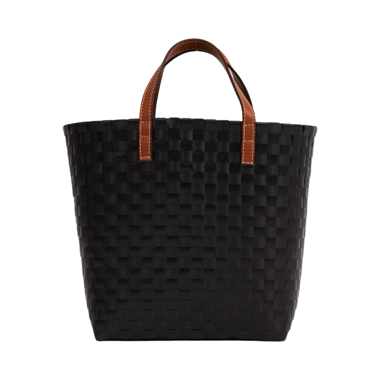 Animal Basket Bag Rabbit L - Black