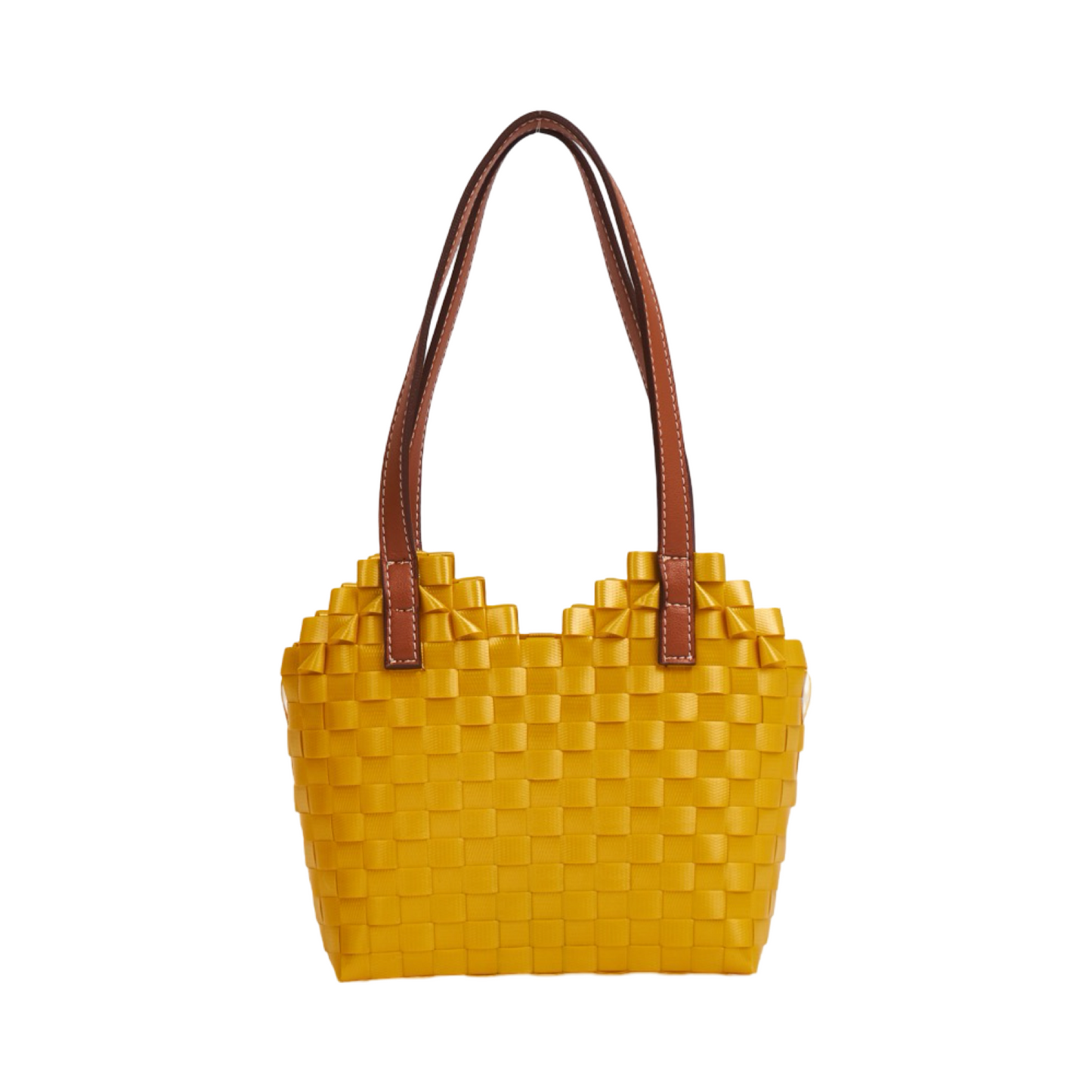 Floral Heart Basket Bag XS - Gold