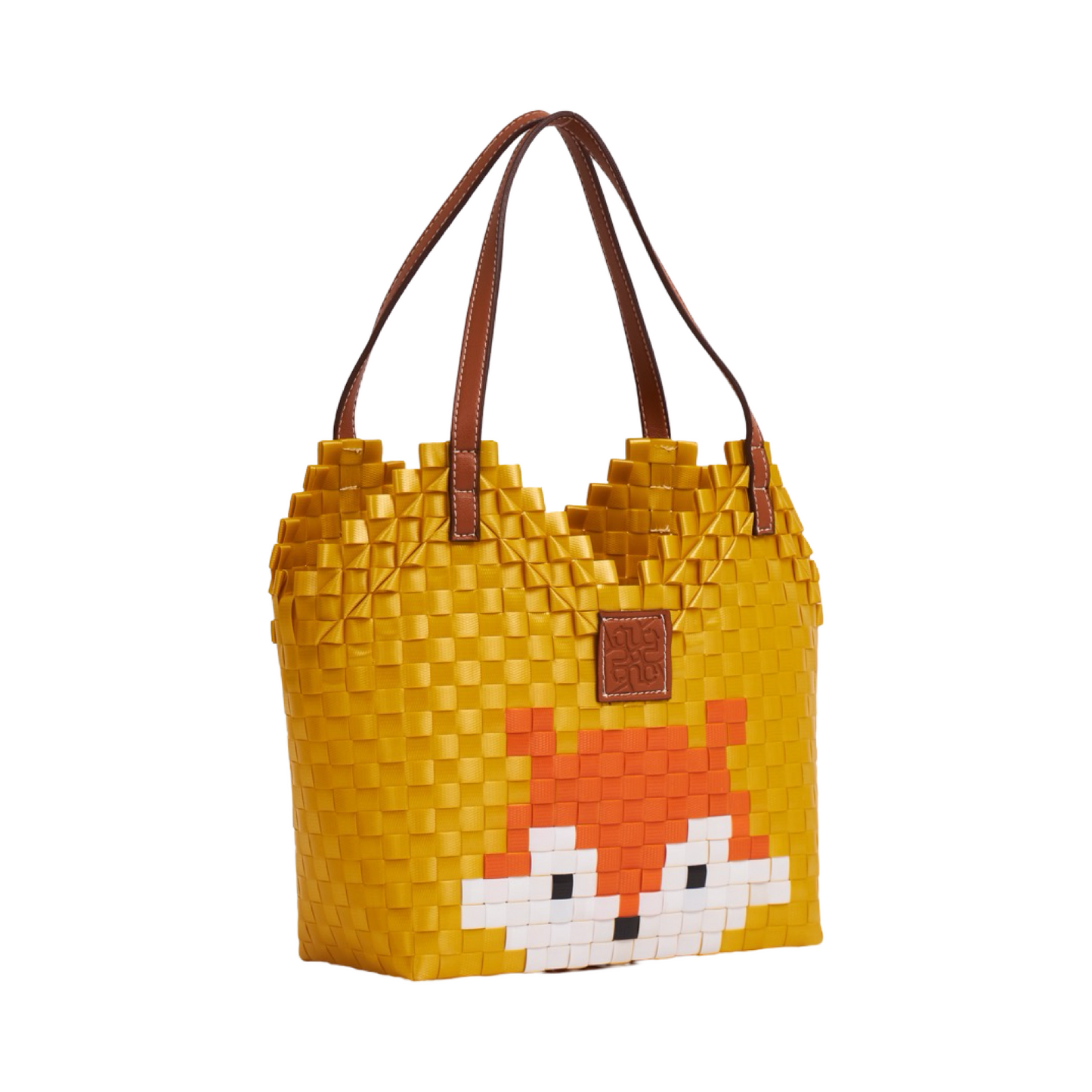 Fox Heart Basket Bag M - Gold