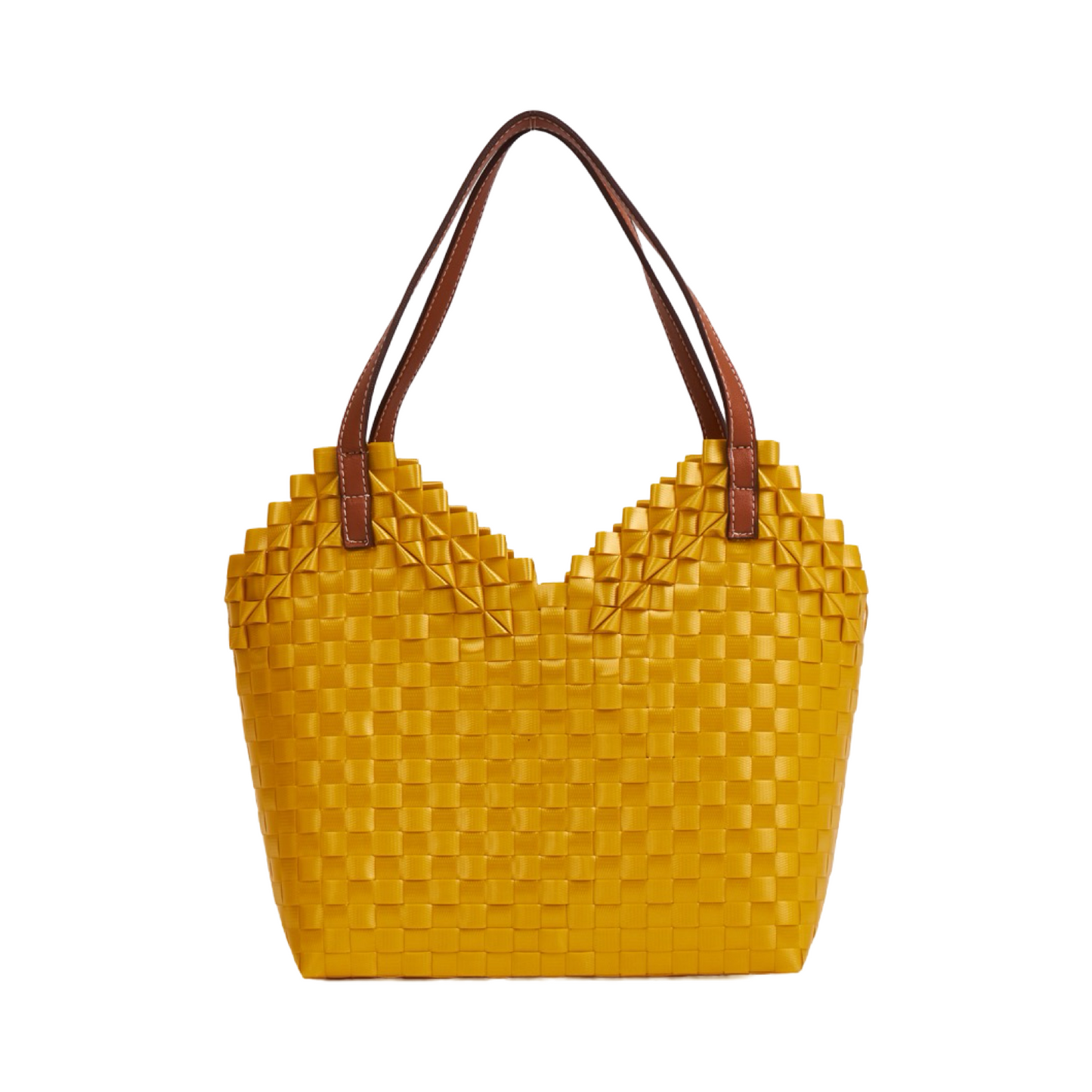 Fox Heart Basket Bag M - Gold