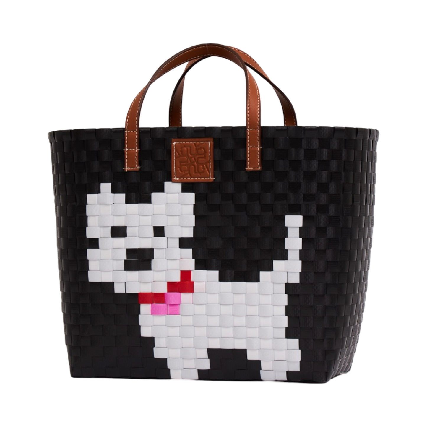 Animal Basket Bag Otoro L - Black
