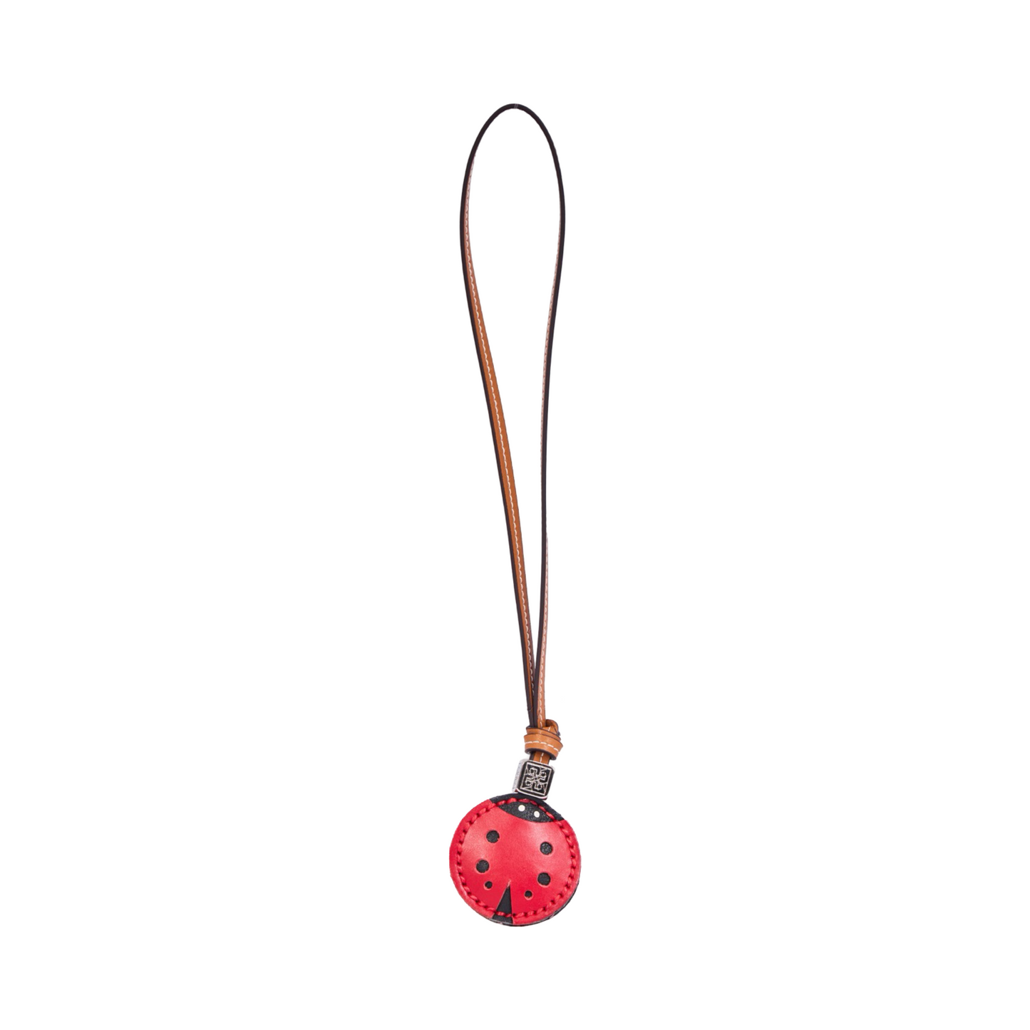 Animal Face Bag Charms Silver - Ladybug