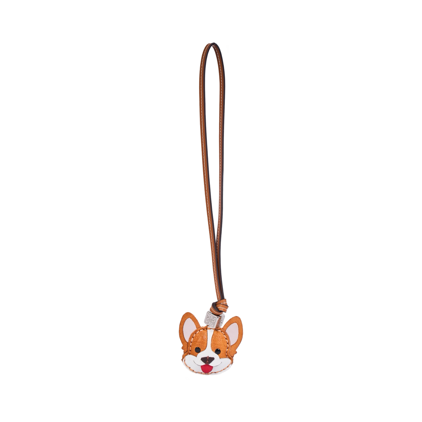 Animal Face Bag Charms Silver - Corgi