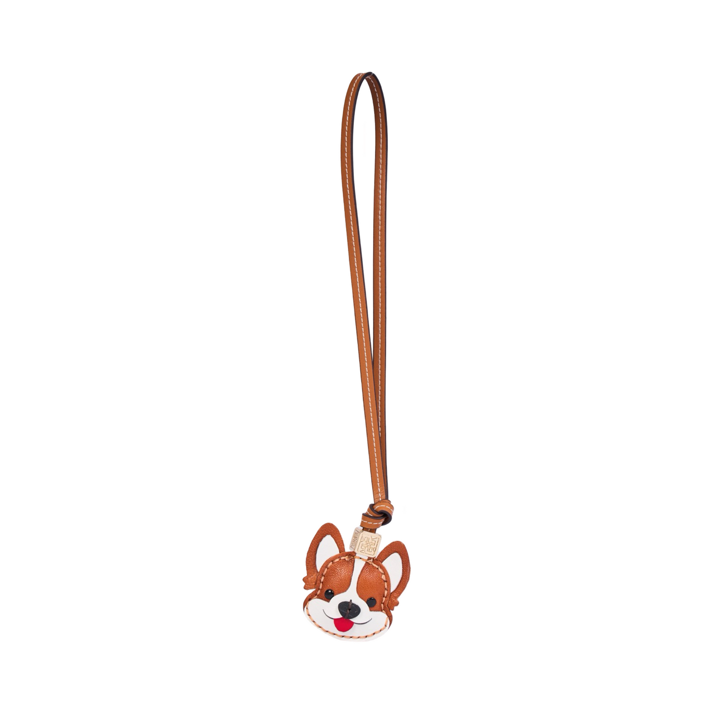 Animal Face Bag Charms Gold - Corgi