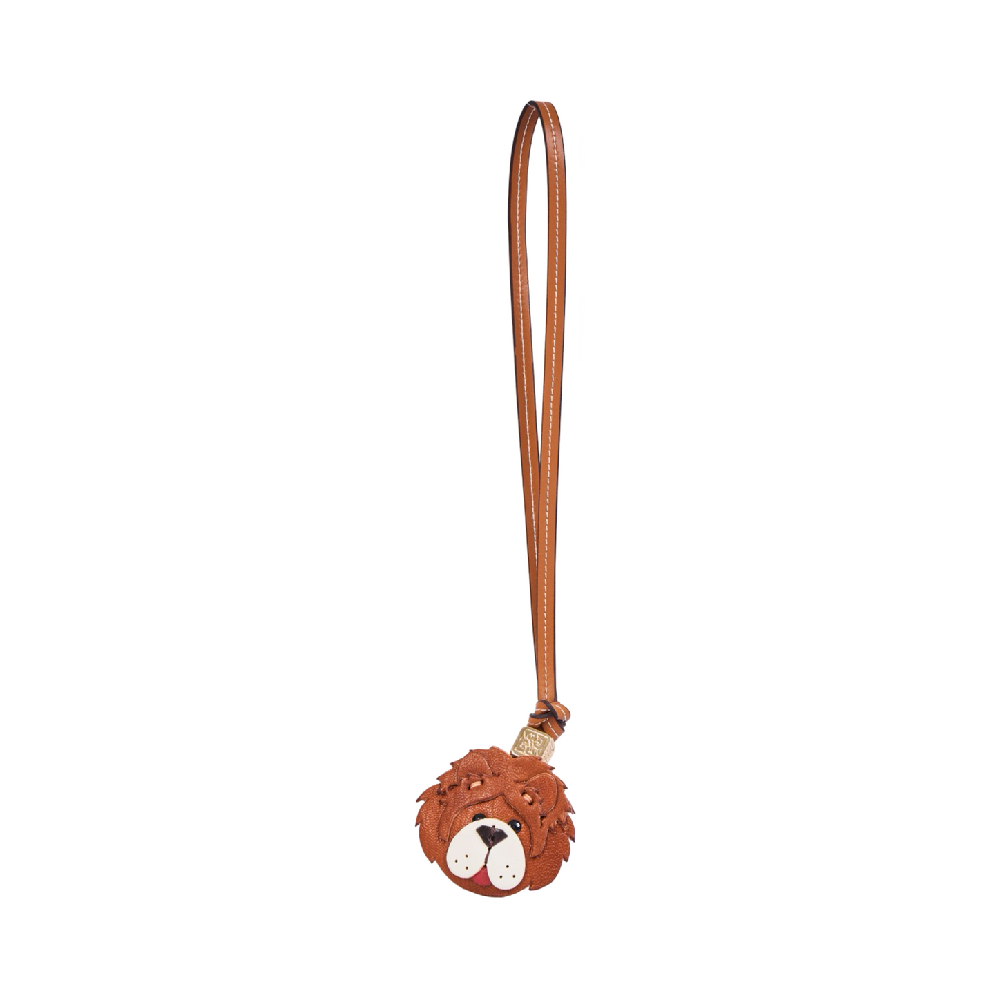 Animal Face Bag Charms Gold - Chow Chow