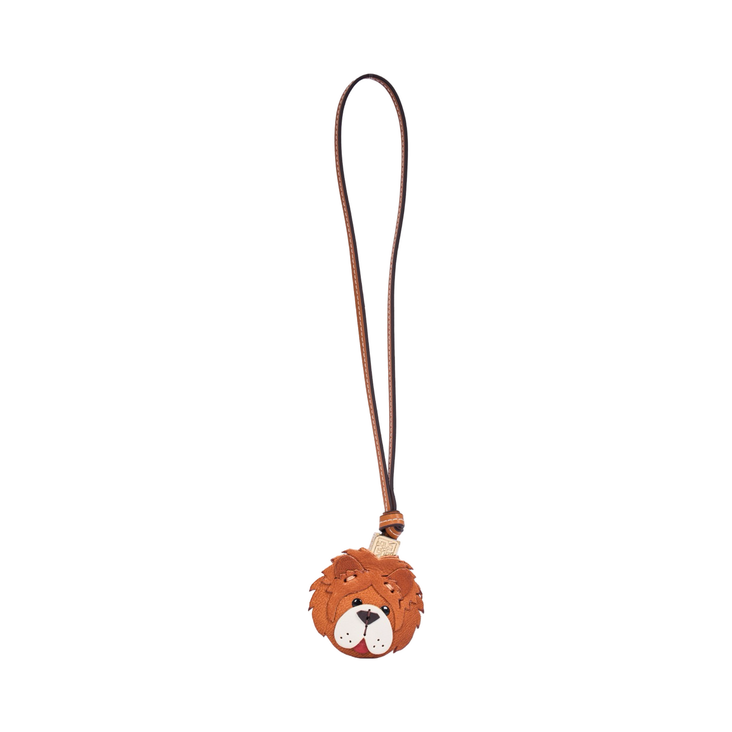 Animal Face Bag Charms Gold - Chow Chow