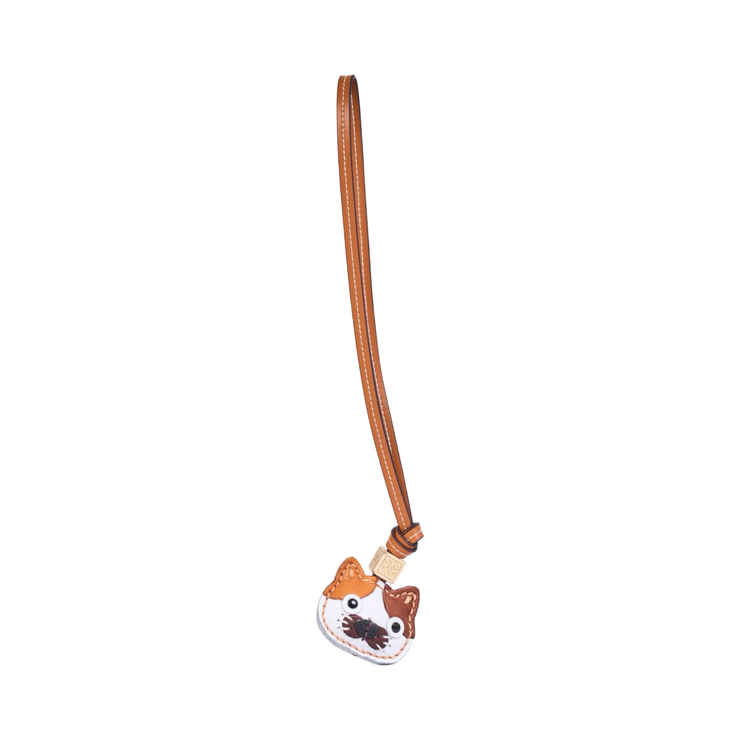 Animal Face Bag Charms Gold - Calico Cat