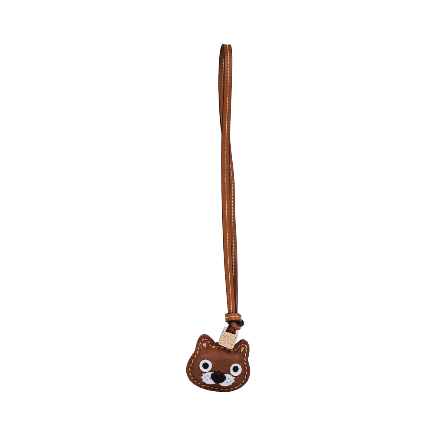 Animal Face Bag Charms Gold - Havana Cat