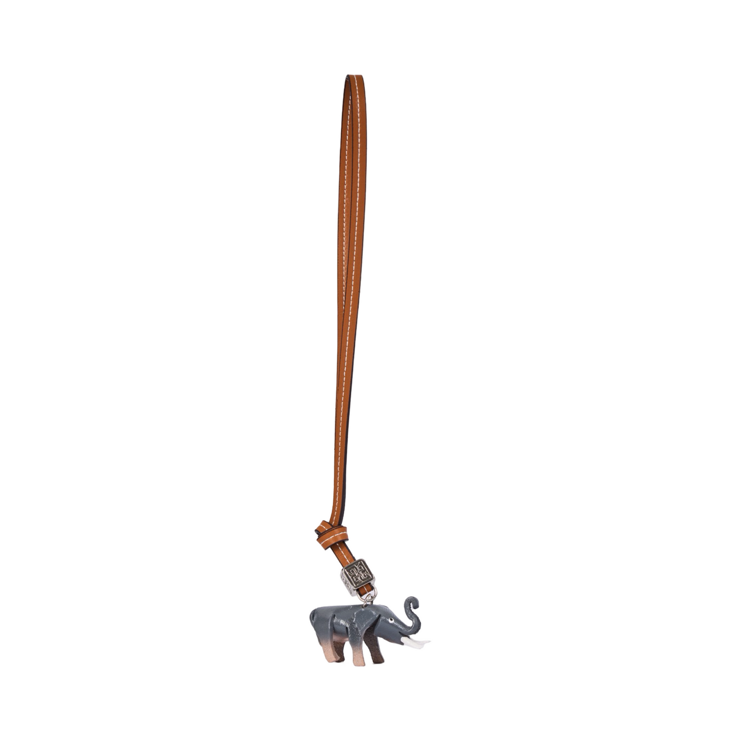 Animal Bag Charm Silver - Elephant