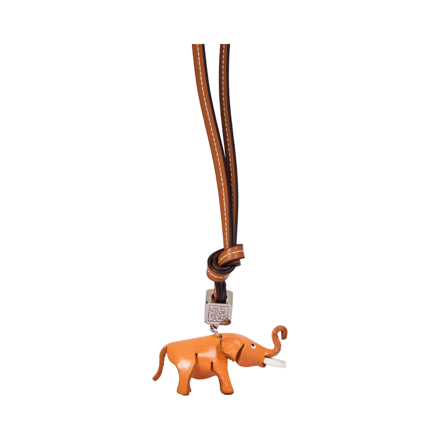 Animal Bag Charm Silver - Elephant