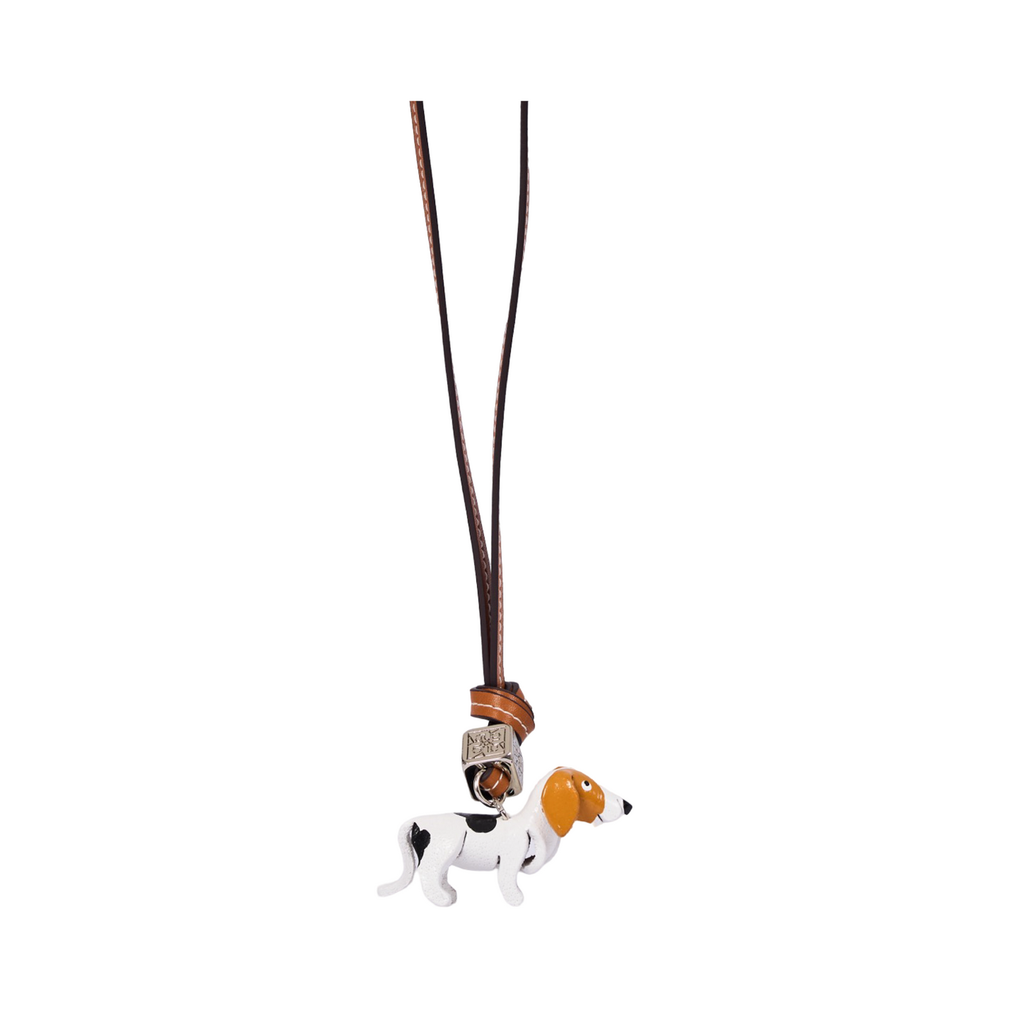 Animal Bag Charm Silver - Beagle