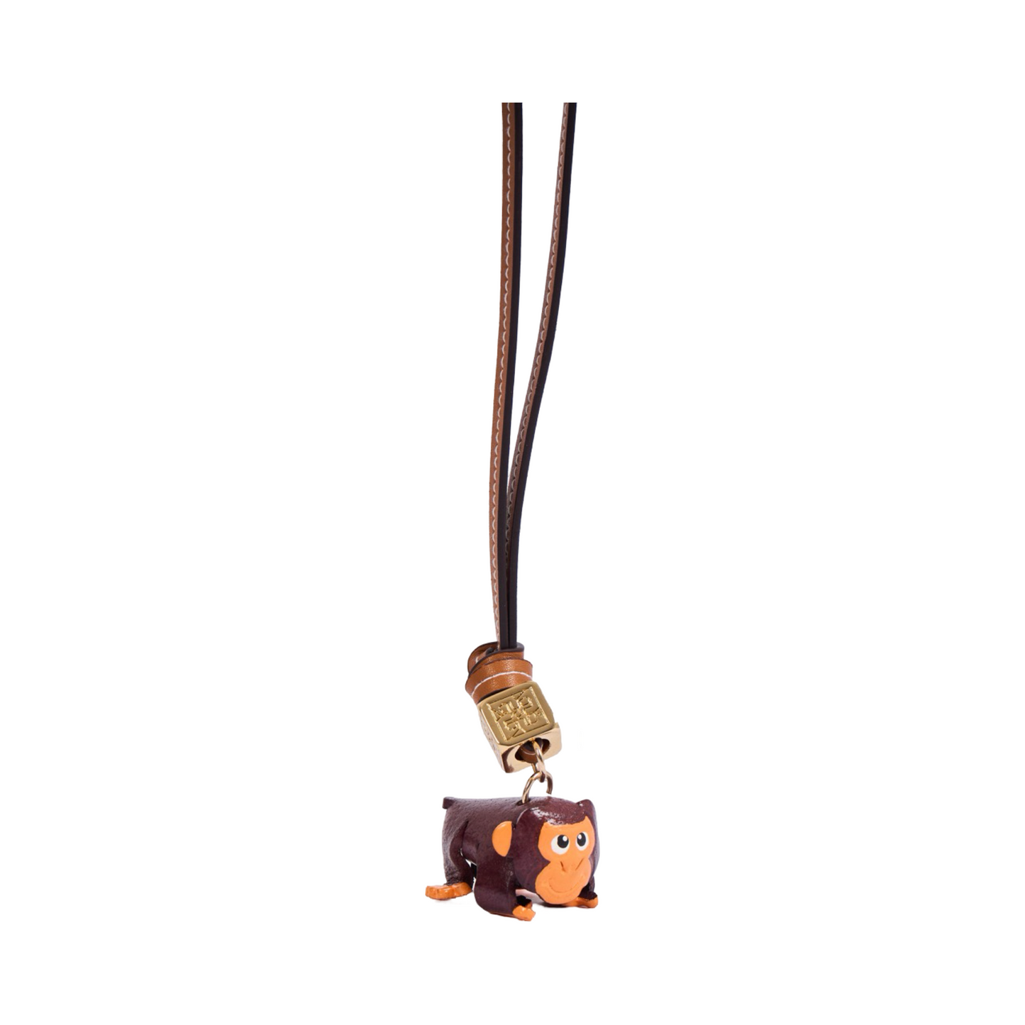 Animal Bag Charms Gold - Monkey