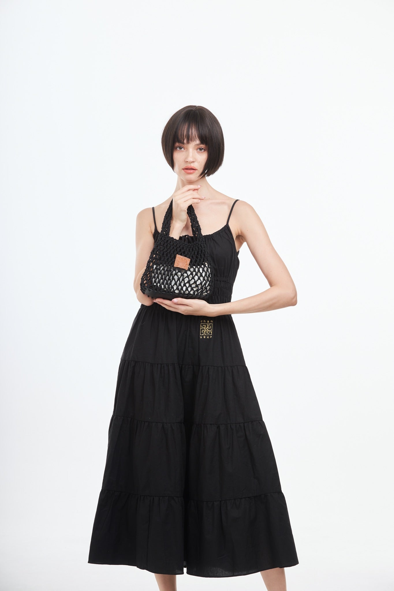 Knitted Mini Bag - Black