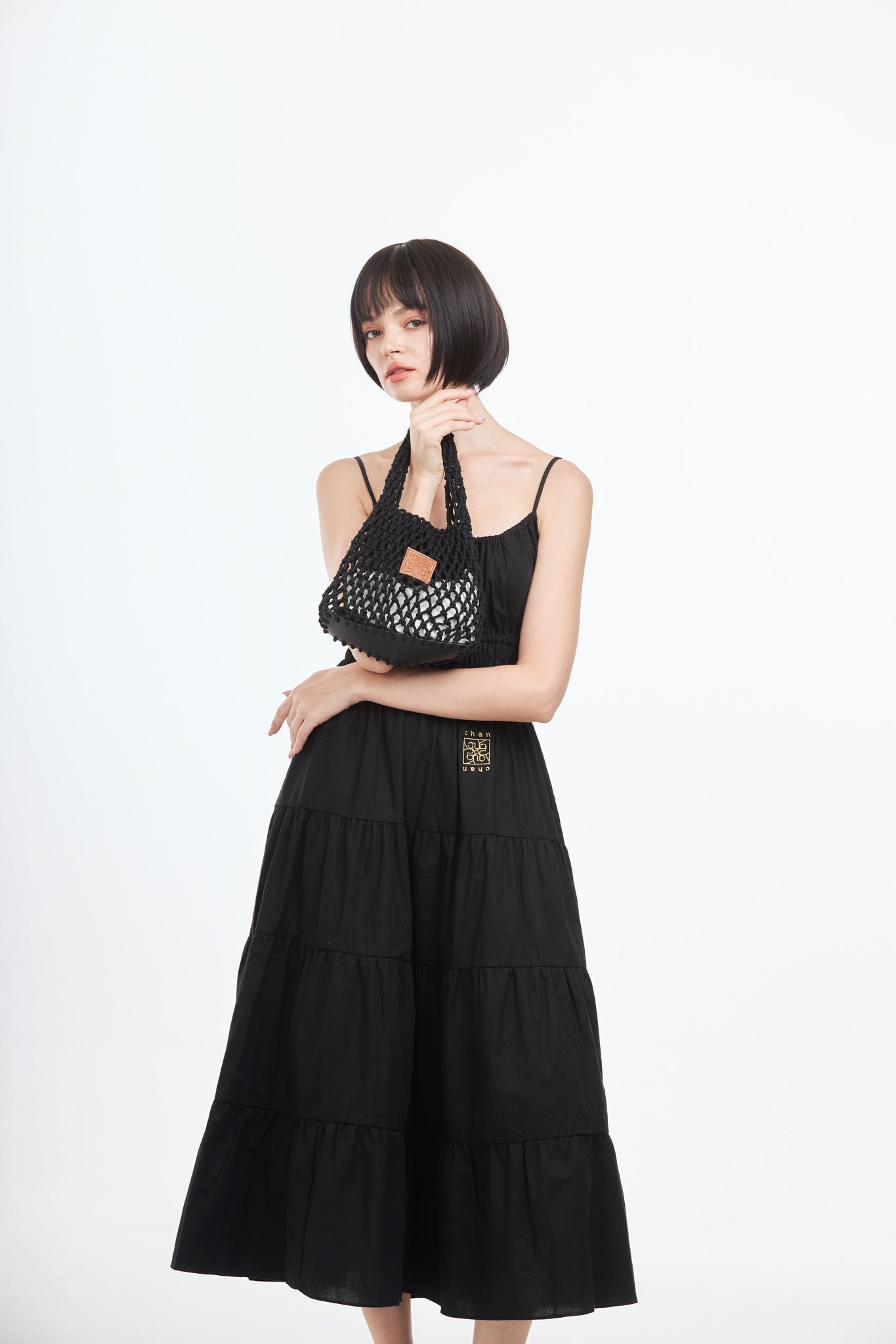 Knitted Mini Bag - Black