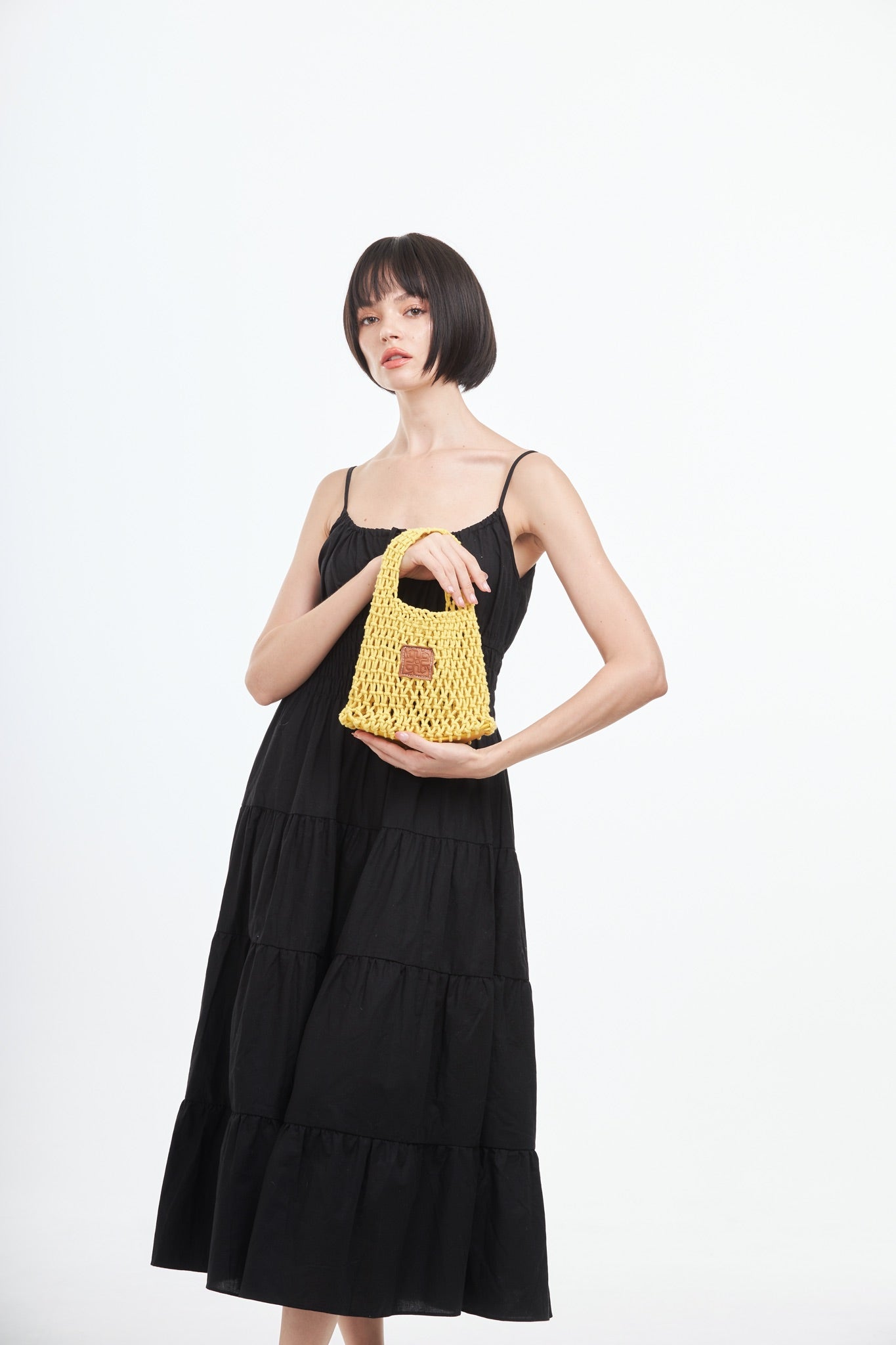 Knitted Mini Bag - Yellow