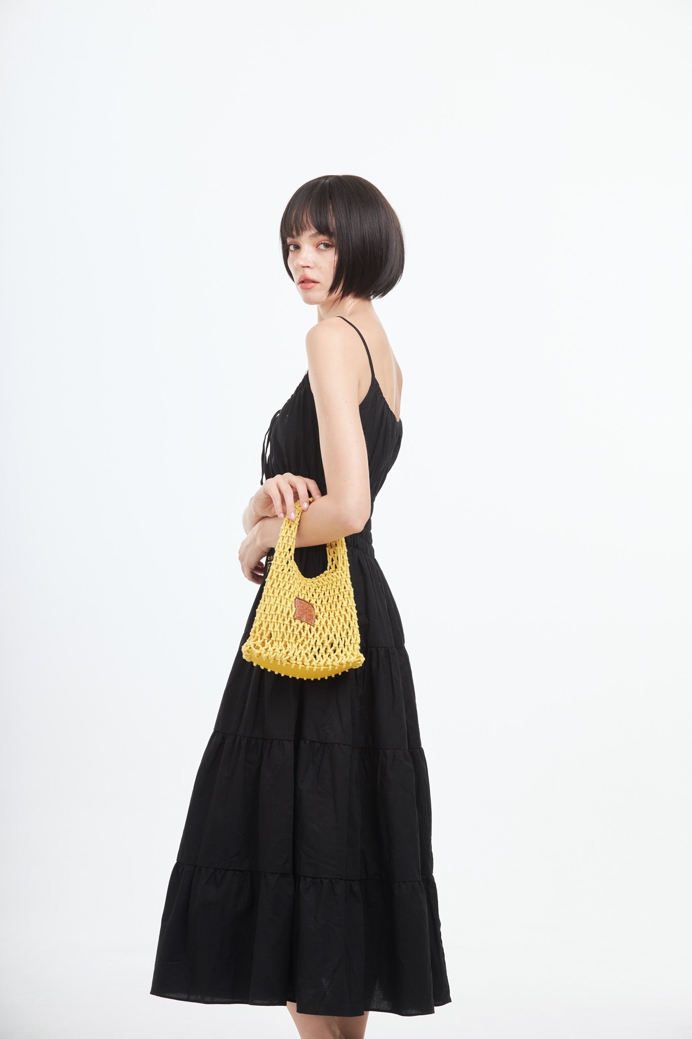 Knitted Mini Bag - Yellow