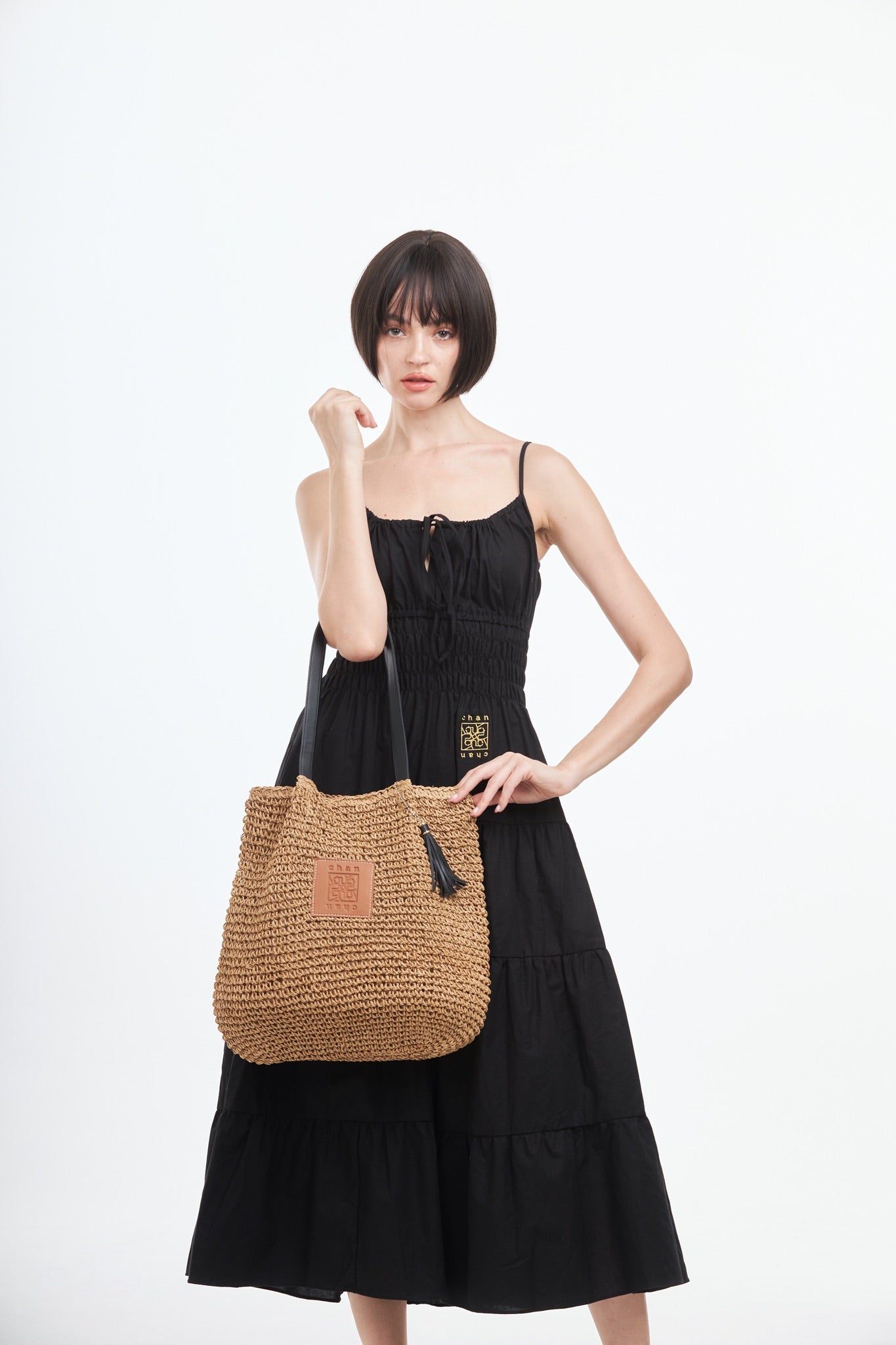 Everyday Earth – Crochet Raffia Tote Bag – Brown